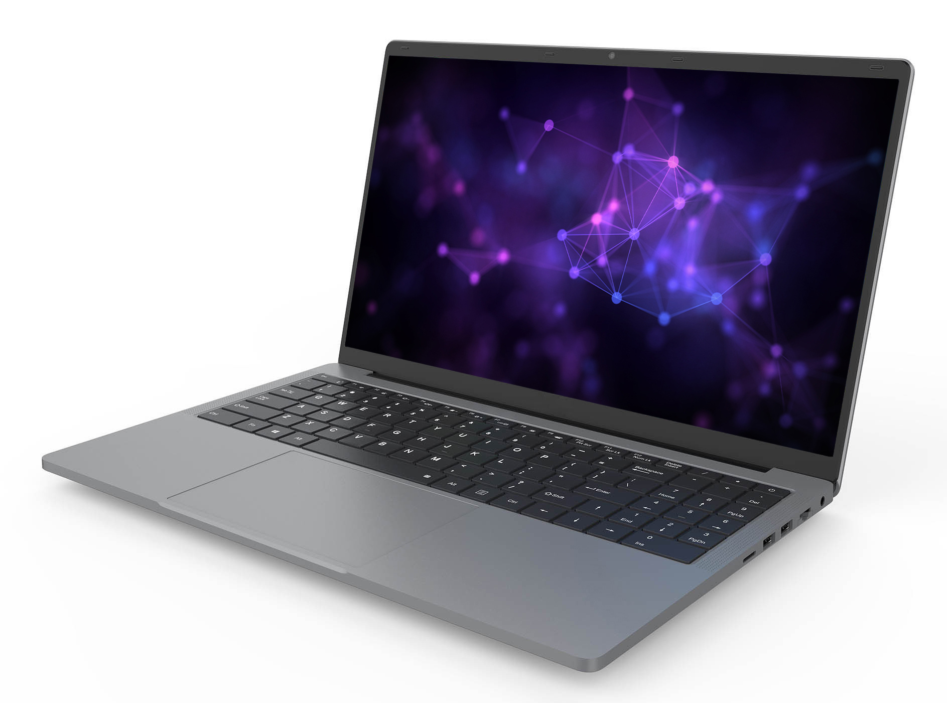 Ноутбук Hiper Dzen MTL1569 Core i5 1135G7 16Gb SSD512Gb NVIDIA GeForce MX450 2Gb 15.6" IPS FHD (1920x1080) Free DOS grey WiFi BT Cam 5700mAh (7QEKD4OD) — фото 2