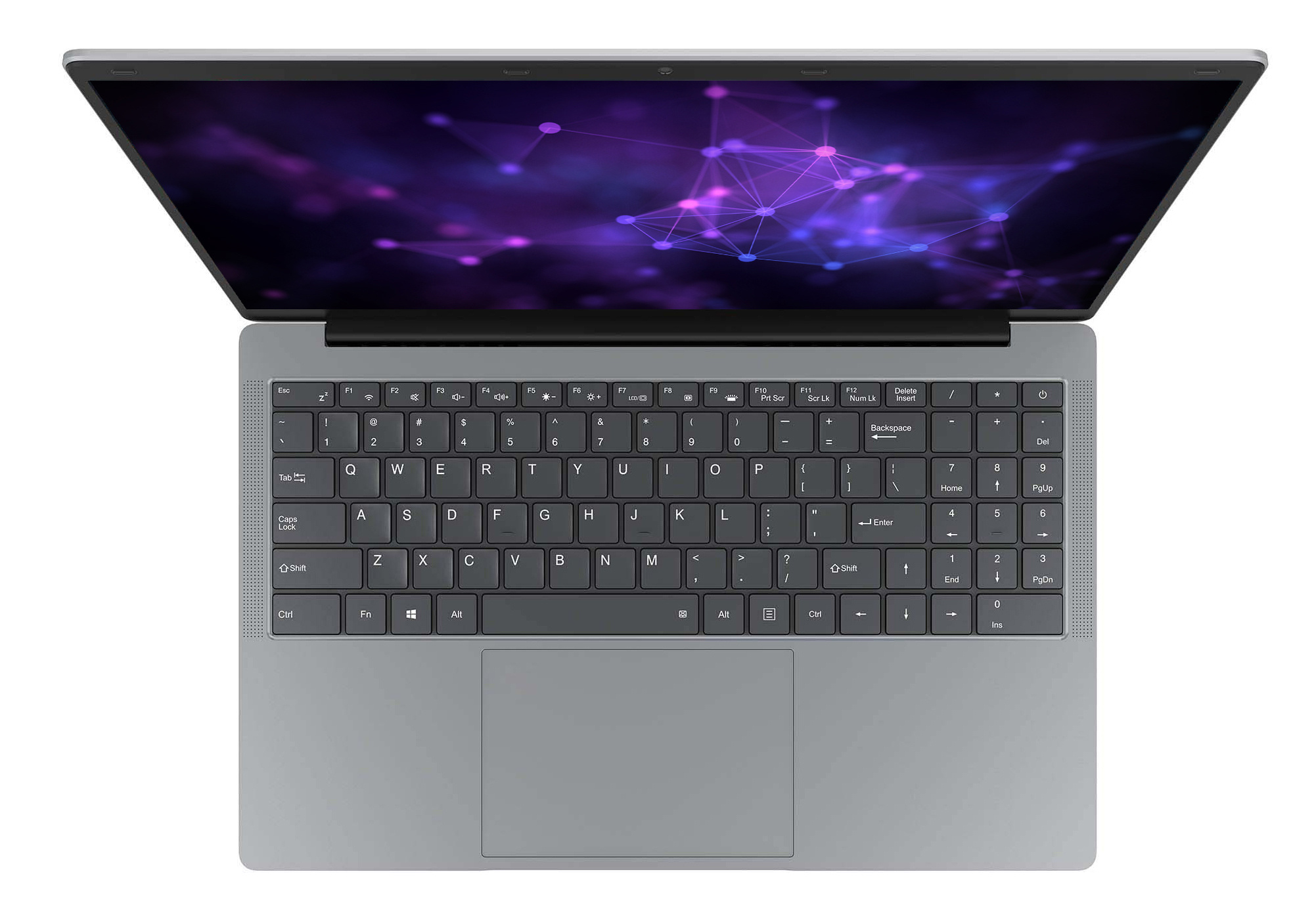 Ноутбук Hiper Dzen MTL1569 Core i5 1135G7 16Gb SSD512Gb NVIDIA GeForce MX450 2Gb 15.6" IPS FHD (1920x1080) Free DOS grey WiFi BT Cam 5700mAh (7QEKD4OD) — фото 3