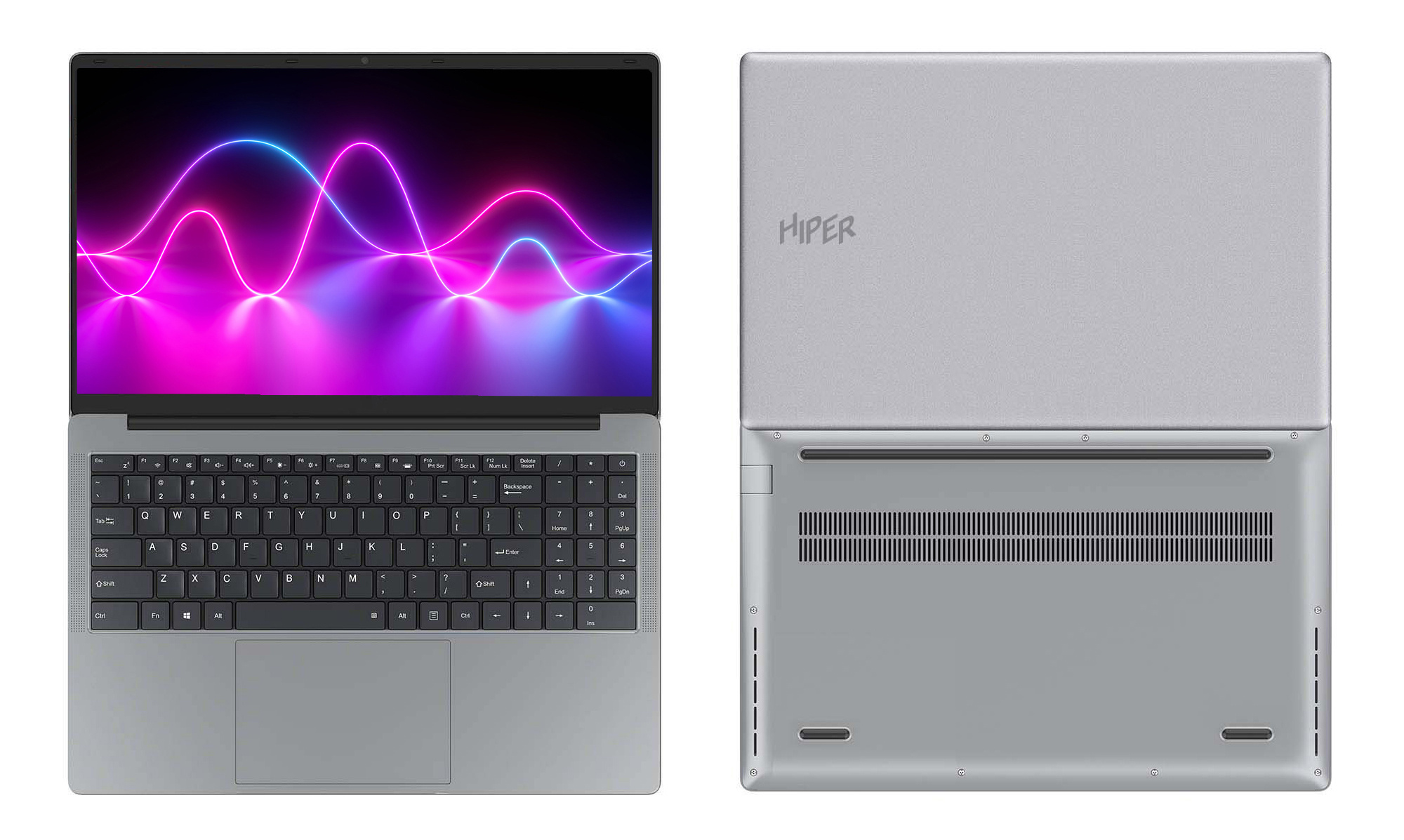 Ноутбук Hiper Dzen MTL1569 Core i7 1165G7 16Gb SSD512Gb NVIDIA GeForce MX450 2Gb 15.6" IPS FHD (1920x1080) Windows 10 Home grey WiFi BT Cam 5700mAh (U0WHH89N) — фото 5