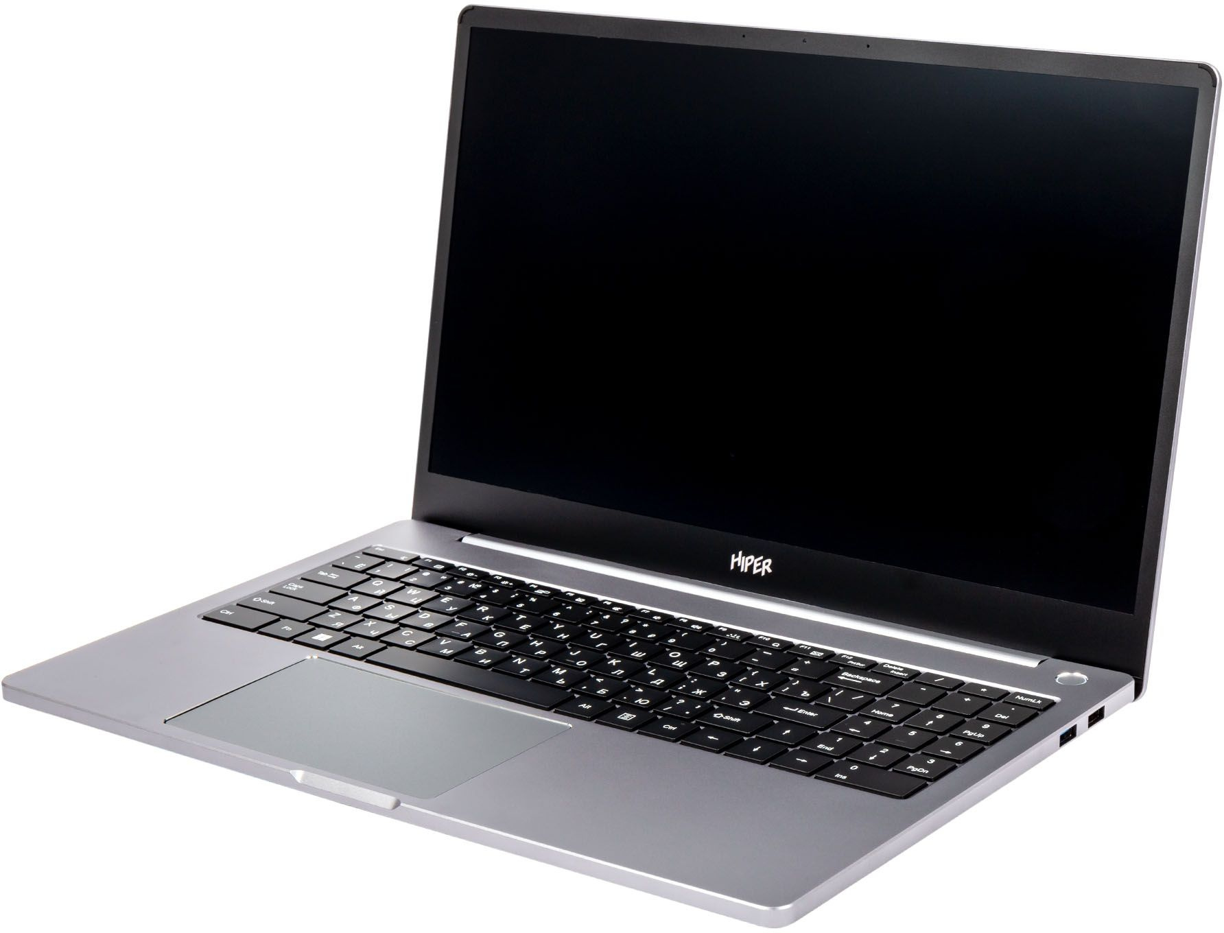 Ноутбук Hiper Expertbook Ryzen 5 5600U 16Gb SSD512Gb AMD Radeon 15.6" IPS FHD (1920x1080) Free DOS grey WiFi BT Cam 4800mAh (9907LD39) — фото 3