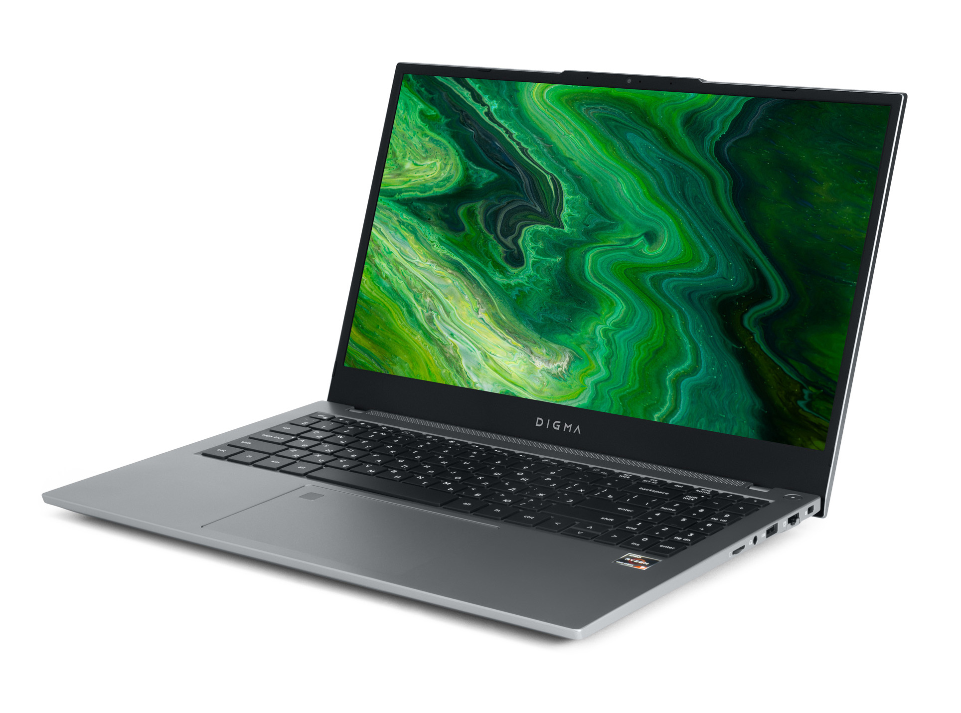 Ноутбук Digma Pro Fortis M Ryzen 5 5600U 16Gb SSD1Tb AMD Radeon Vega 7 15.6" IPS FHD (1920x1080) Windows 11 Professional Multi Language 64 grey WiFi BT Cam 4250mAh (DN15R5-AEXW01) — фото 3