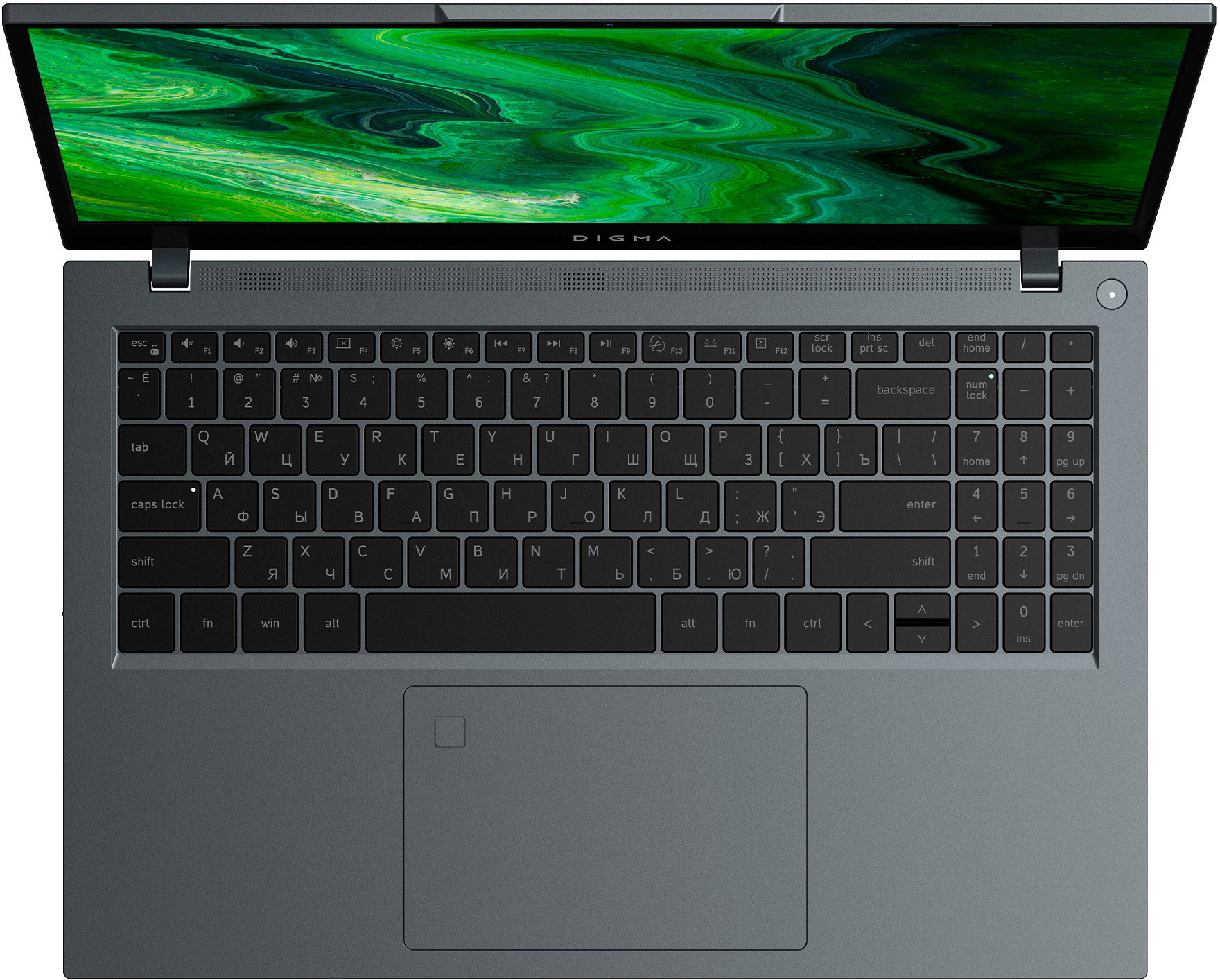 Ноутбук Digma Pro Fortis M Core i5 10210U 8Gb SSD512Gb Intel UHD Graphics 15.6" IPS FHD (1920x1080) Windows 11 Professional Multi Language 64 grey WiFi BT Cam 4250mAh (DN15P5-8DXW01) — фото 3