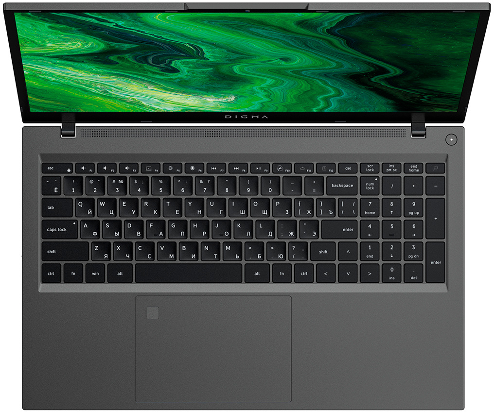 Ноутбук Digma Pro Fortis M Core i3 10110U 8Gb SSD256Gb Intel UHD Graphics 17.3" IPS FHD (1920x1080) noOS grey WiFi BT Cam 5500mAh (DN17P3-8CXN01) — фото 2