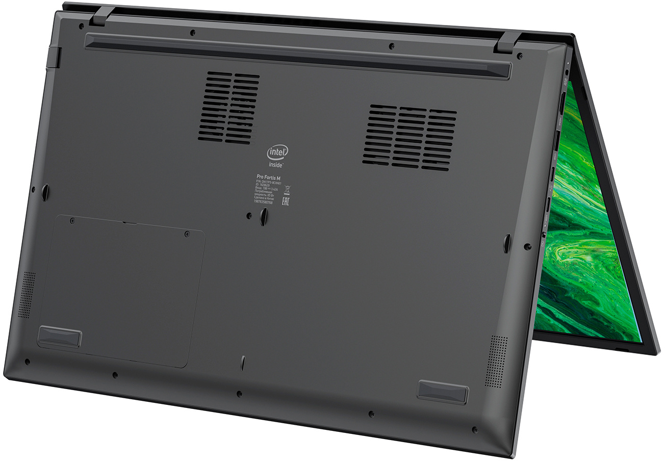 Ноутбук Digma Pro Fortis M Core i3 10110U 16Gb SSD512Gb Intel UHD Graphics 17.3" IPS FHD (1920x1080) Windows 11 Professional Multi Language 64 grey WiFi BT Cam 5500mAh (DN17P3-ADXW01) — фото 8