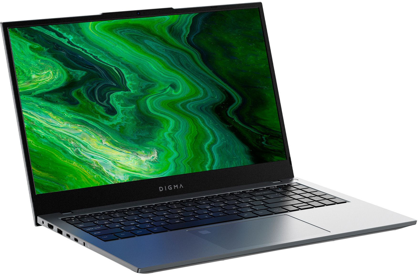 Ноутбук Digma Pro Fortis M Core i3 10110U 8Gb SSD256Gb Intel UHD Graphics 15.6" IPS FHD (1920x1080) noOS grey WiFi BT Cam 4250mAh (DN15P3-8CXN01) — фото 2