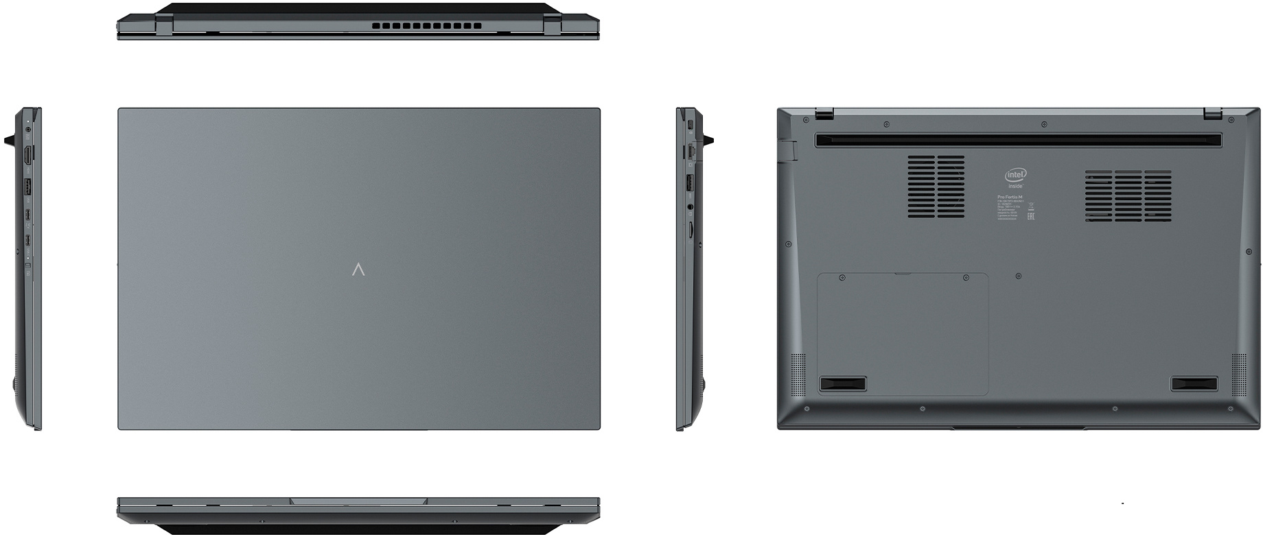 Ноутбук Digma Pro Fortis M Core i3 10110U 8Gb SSD256Gb Intel UHD Graphics 15.6" IPS FHD (1920x1080) noOS grey WiFi BT Cam 4250mAh (DN15P3-8CXN01) — фото 9