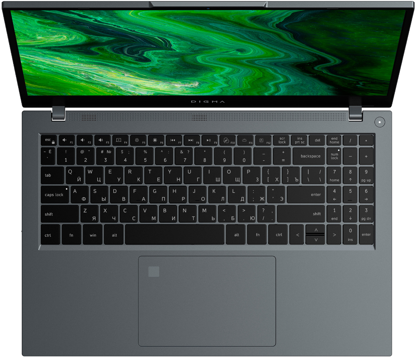 Ноутбук Digma Pro Fortis M Core i3 10110U 8Gb SSD512Gb Intel UHD Graphics 15.6" IPS FHD (1920x1080) Windows 11 Professional Multi Language 64 grey WiFi BT Cam 4250mAh (DN15P3-8DXW01) — фото 4