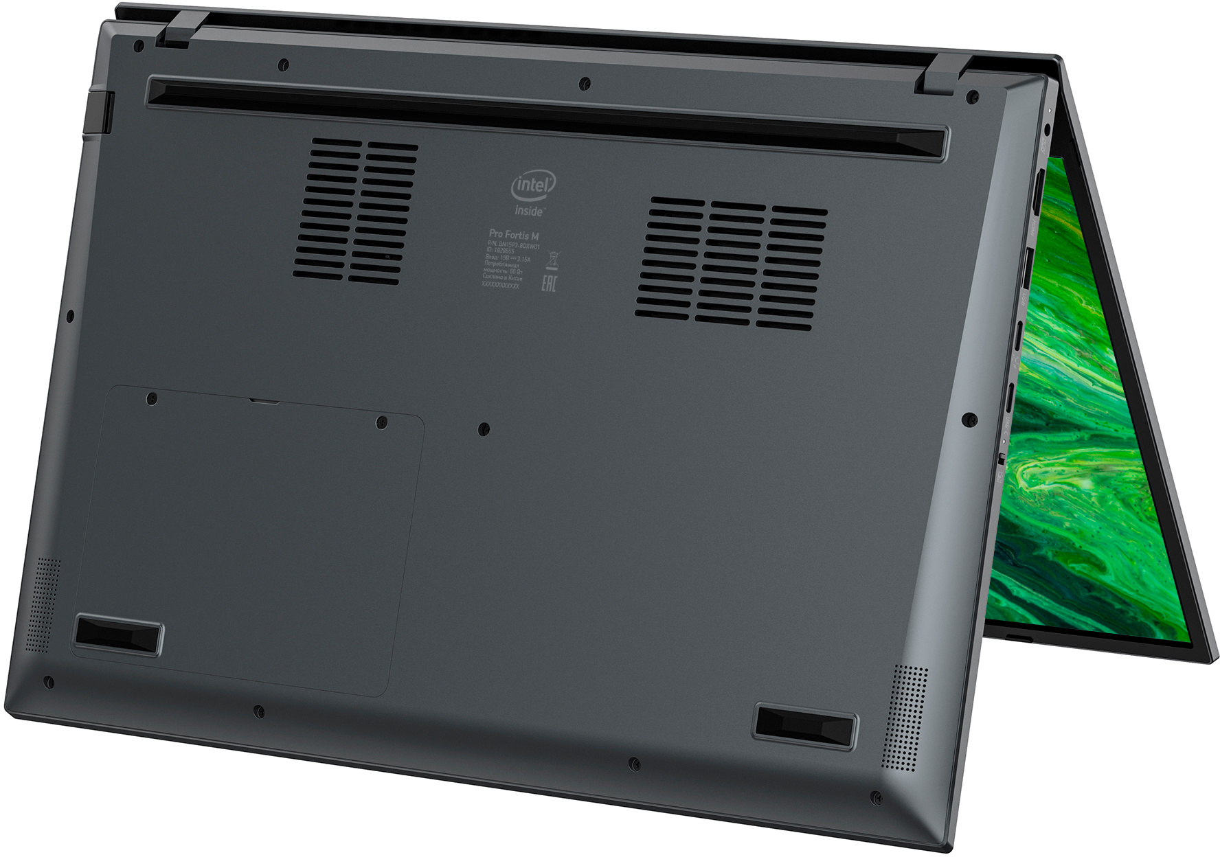 Ноутбук Digma Pro Fortis M Core i3 10110U 8Gb SSD512Gb Intel UHD Graphics 15.6" IPS FHD (1920x1080) Windows 11 Professional Multi Language 64 grey WiFi BT Cam 4250mAh (DN15P3-8DXW01) — фото 8