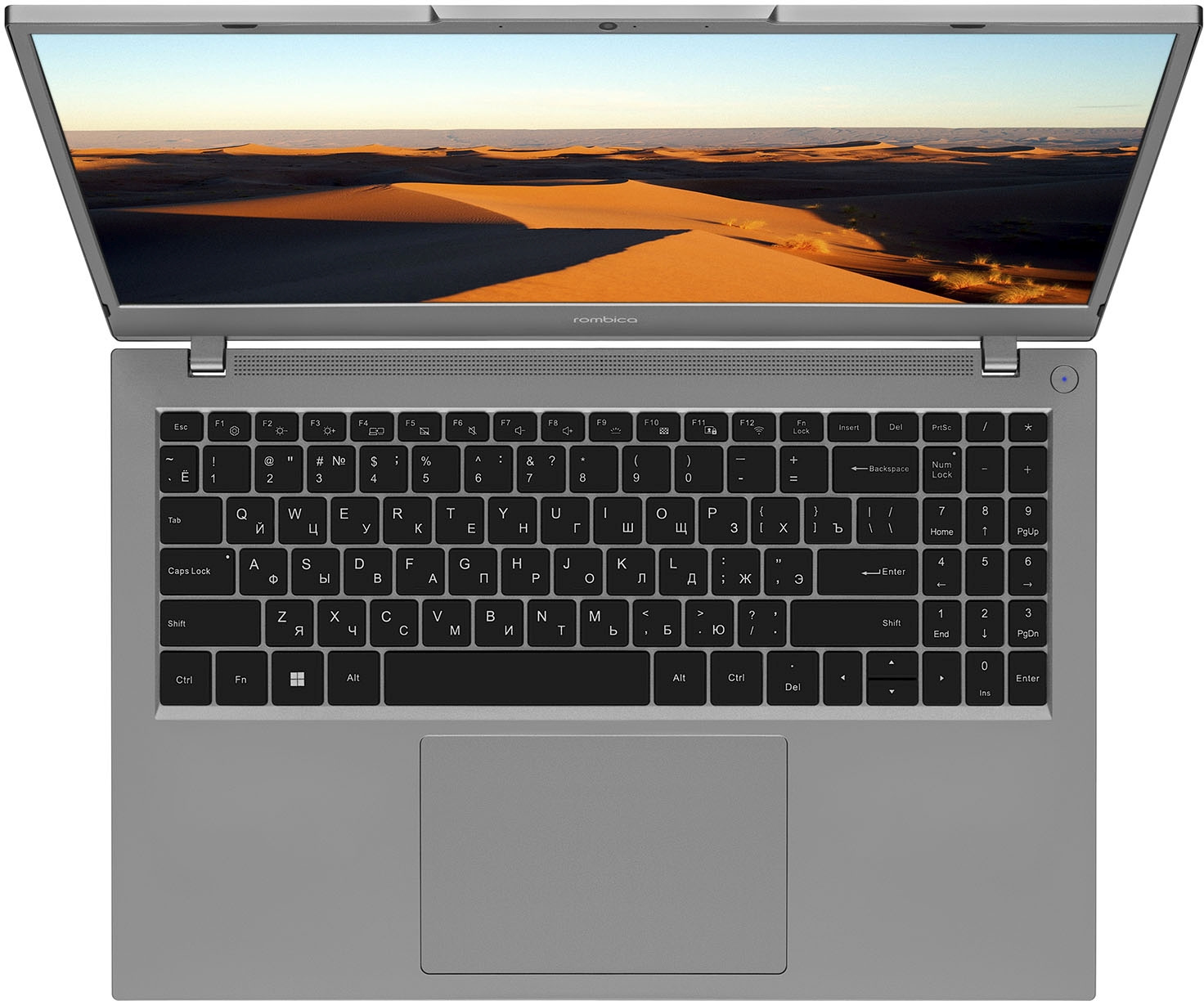 Ноутбук Rombica MyBook Eclipse Core i5 10210U 8Gb SSD256Gb Intel UHD Graphics 15.6" IPS FHD (1920x1080) noOS grey WiFi BT Cam 4825mAh (PCLT-0004) — фото 2