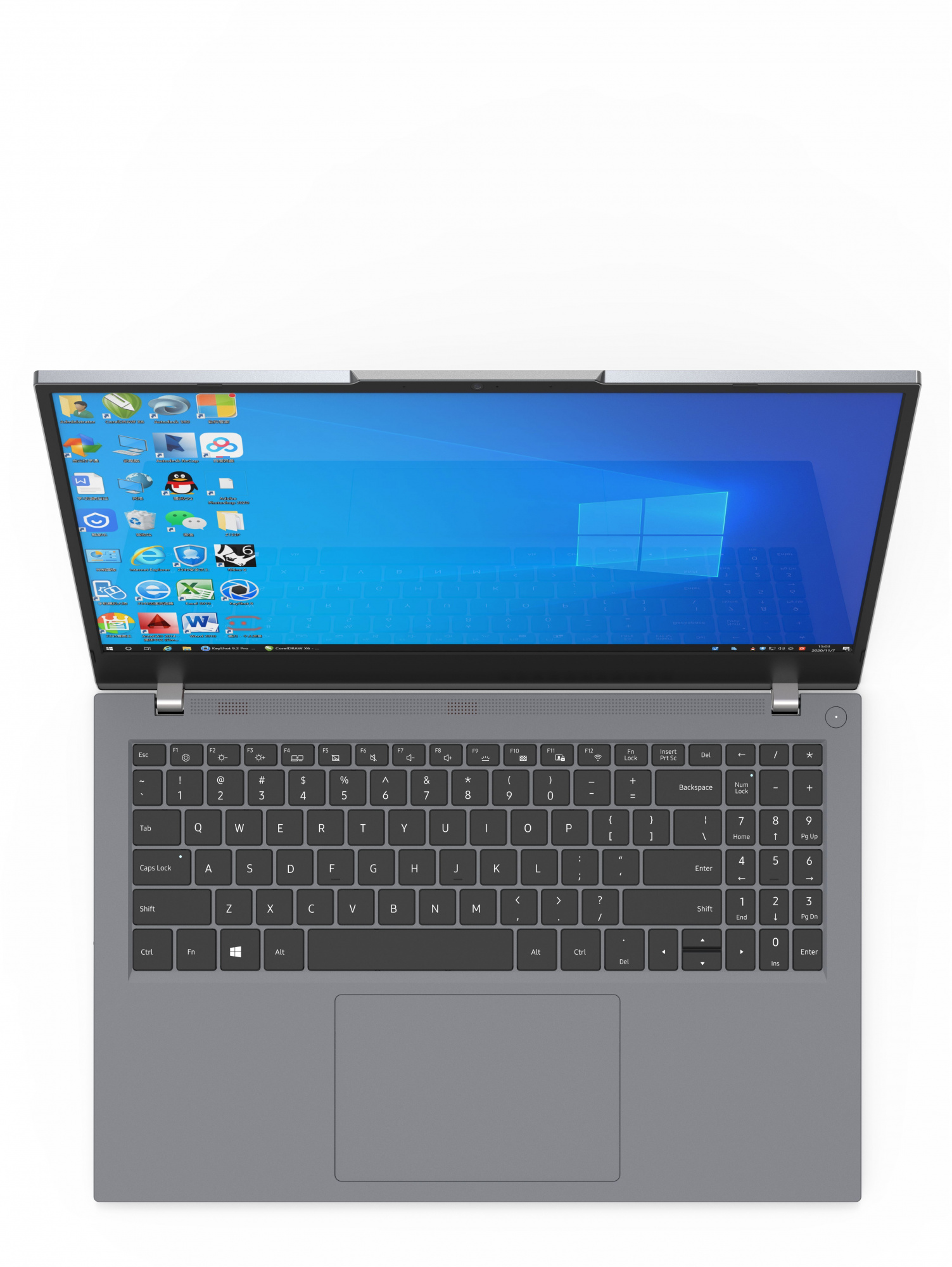 Ноутбук Rombica MyBook Eclipse Core i5 10210U 16Gb SSD512Gb Intel UHD Graphics 15.6" IPS FHD (1920x1080) noOS grey WiFi BT Cam 4825mAh (PCLT-0006) — фото 2