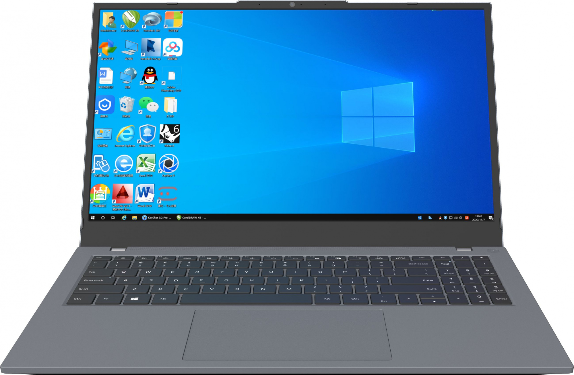 Ноутбук Rombica MyBook Eclipse Core i5 10210U 16Gb SSD512Gb Intel UHD Graphics 15.6" IPS FHD (1920x1080) noOS grey WiFi BT Cam 4825mAh (PCLT-0006) — фото 5