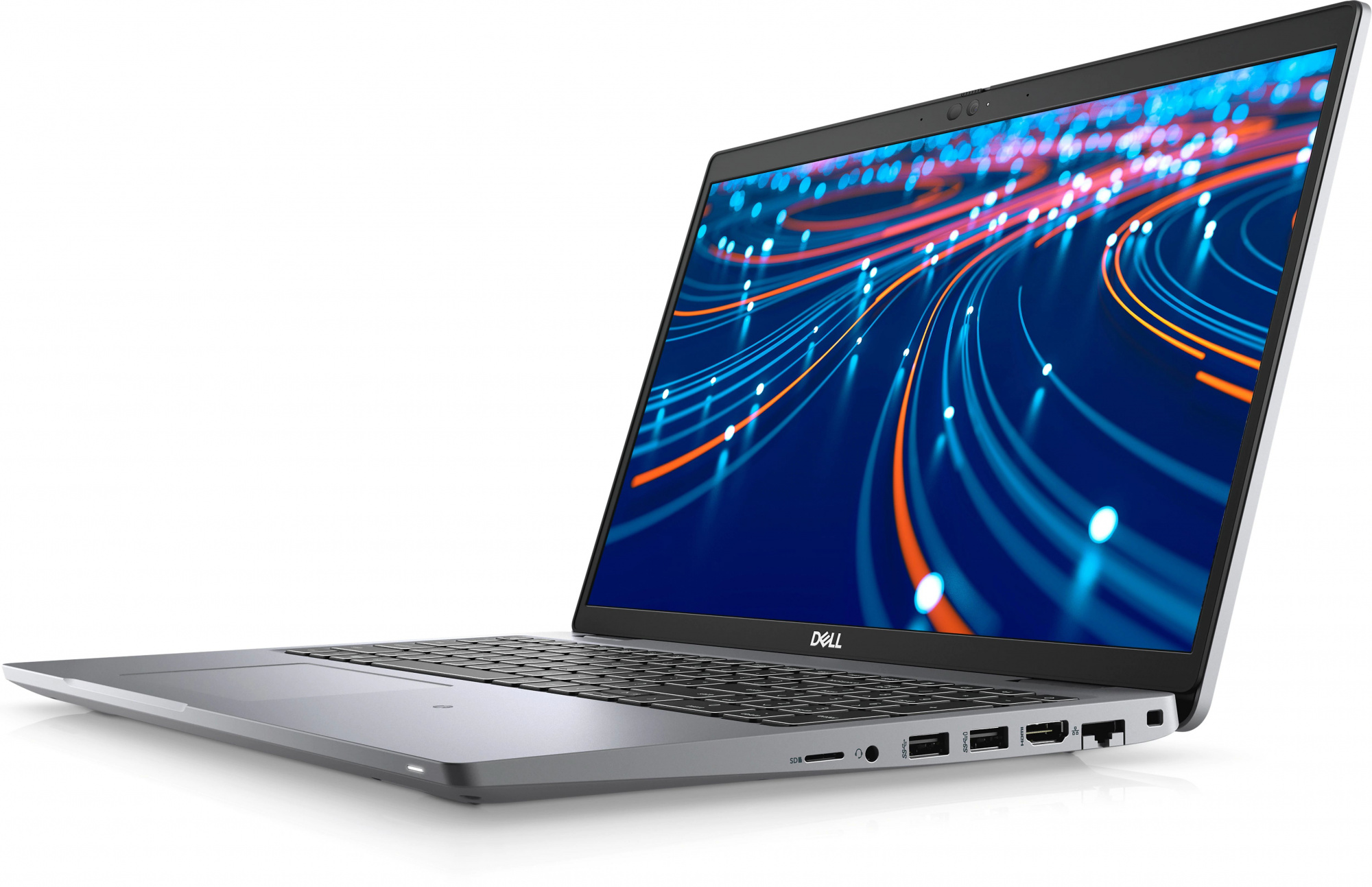 Ноутбук Dell Latitude 5520 Core i5 1135G7 8Gb SSD512Gb Intel Iris Xe graphics 15.6" IPS UHD (3840x2160)/ENGKBD Windows 10 Professional grey WiFi BT Cam (5520-3344) — фото 2