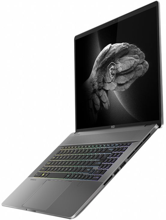 Ноутбук MSI Creator Z17 A12UHST-258RU Core i9 12900H 64Gb SSD2Tb NVIDIA GeForce RTX3080Ti 16Gb 17.3" IPS Touch QHD+ (2560x1440) Windows 11 Home grey WiFi BT Cam (9S7-17N112-258) — фото 2