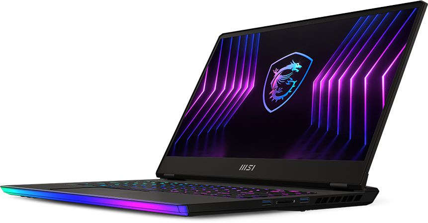 Ноутбук MSI Raider GE67HX 12UHS-099RU Core i9 12900HX 32Gb SSD2Tb NVIDIA GeForce RTX3080Ti 16Gb 15.6" OLED QHD (2560x1440) Windows 11 Home dk.grey WiFi BT Cam (9S7-154515-099) — фото 2