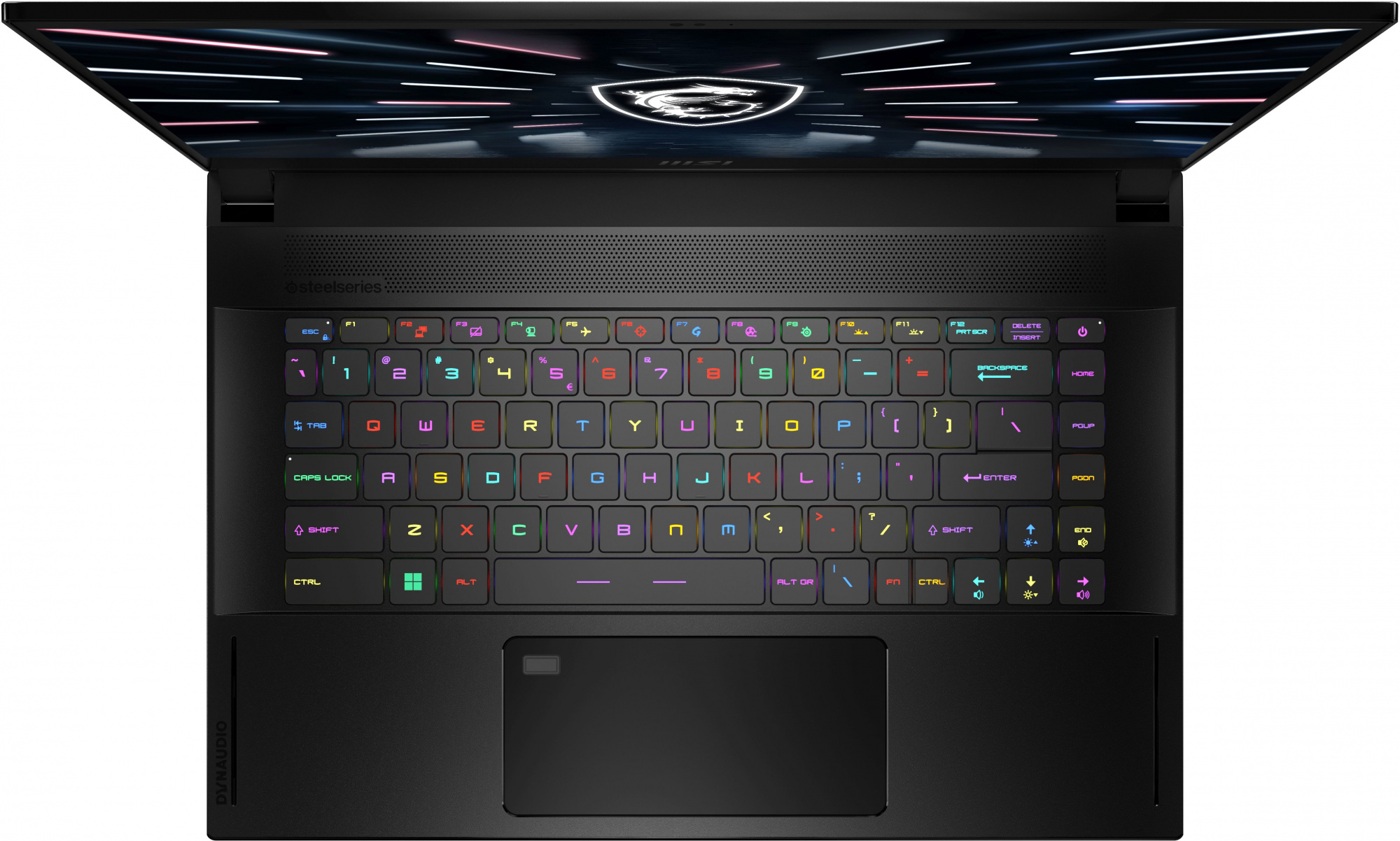 Ноутбук MSI Stealth GS66 12UGS-212RU Core i7 12700H 32Gb SSD1Tb NVIDIA GeForce RTX3070Ti 8Gb 15.6" IPS QHD (2560x1440) Windows 11 Home black WiFi BT Cam (9S7-16V512-212) — фото 11