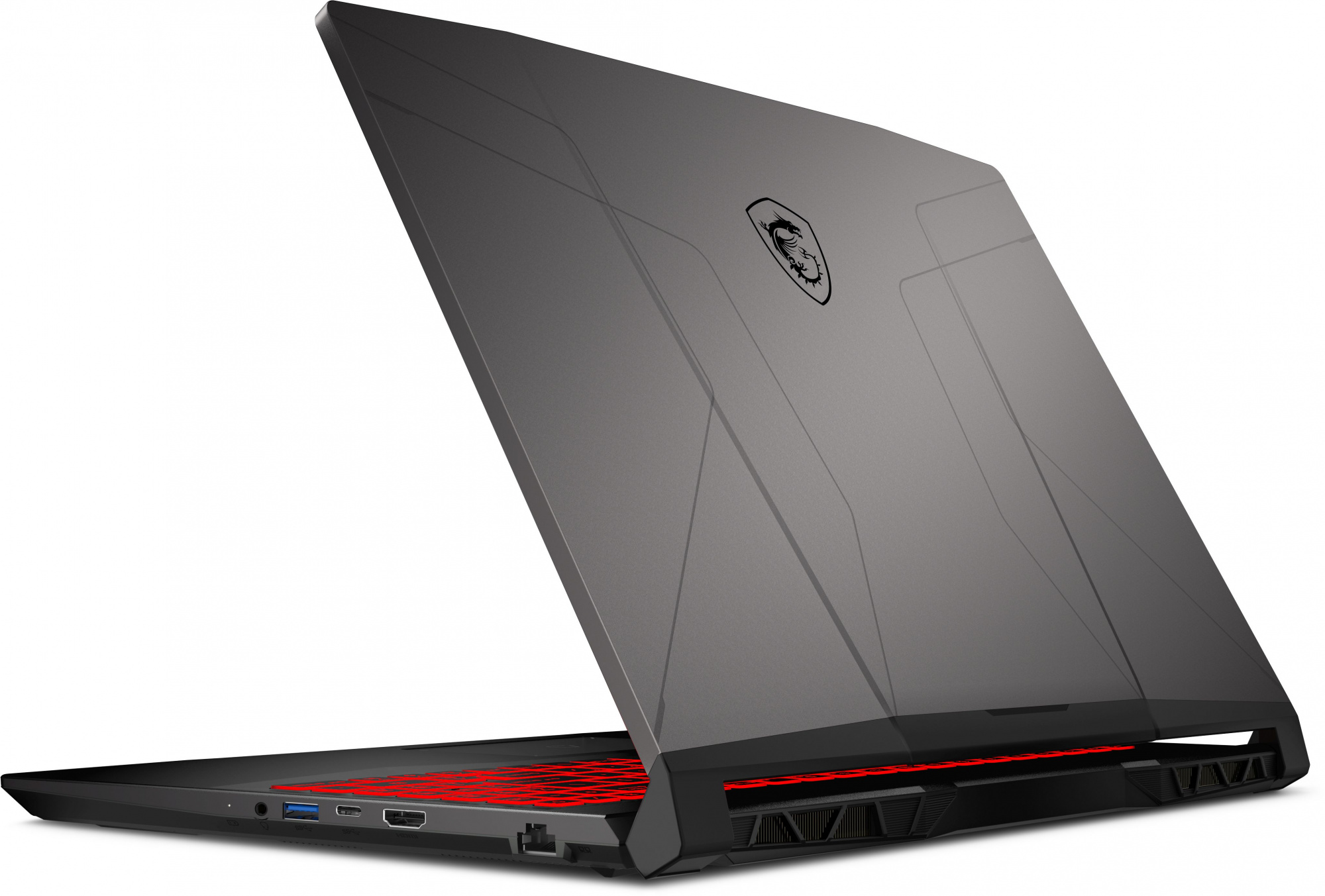 Ноутбук MSI Pulse GL66 12UEK-220RU Core i7 12700H 16Gb SSD512Gb NVIDIA GeForce RTX 3060 6Gb 15.6" IPS FHD (1920x1080) Windows 11 Home grey WiFi BT Cam (9S7-158314-220) — фото 3