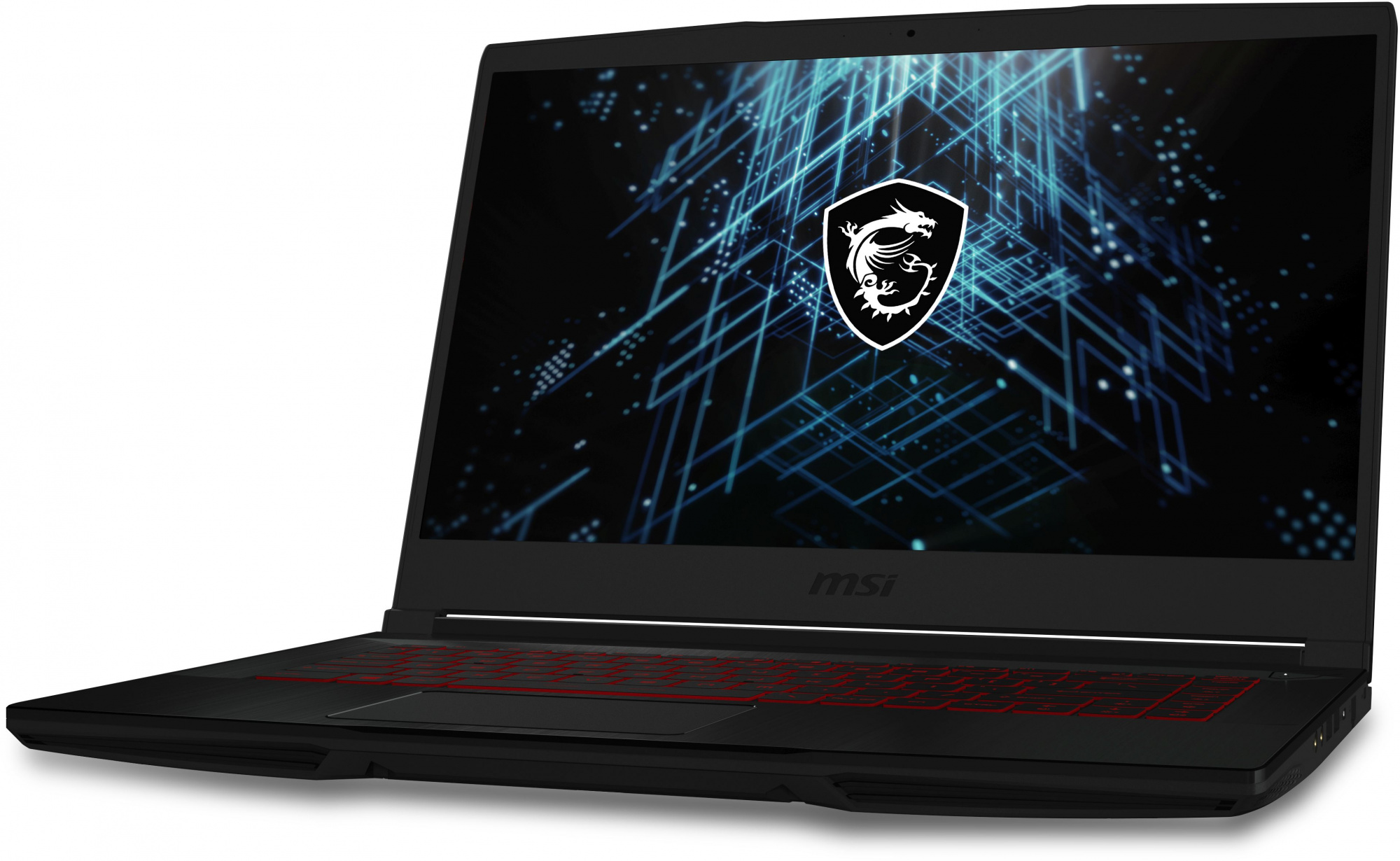 Ноутбук MSI GF63 Thin 11UC-217RU Core i5 11400H 8Gb SSD512Gb NVIDIA GeForce RTX 3050 4Gb 15.6" IPS FHD (1920x1080) Windows 11 Home black WiFi BT Cam (9S7-16R612-217) — фото 2