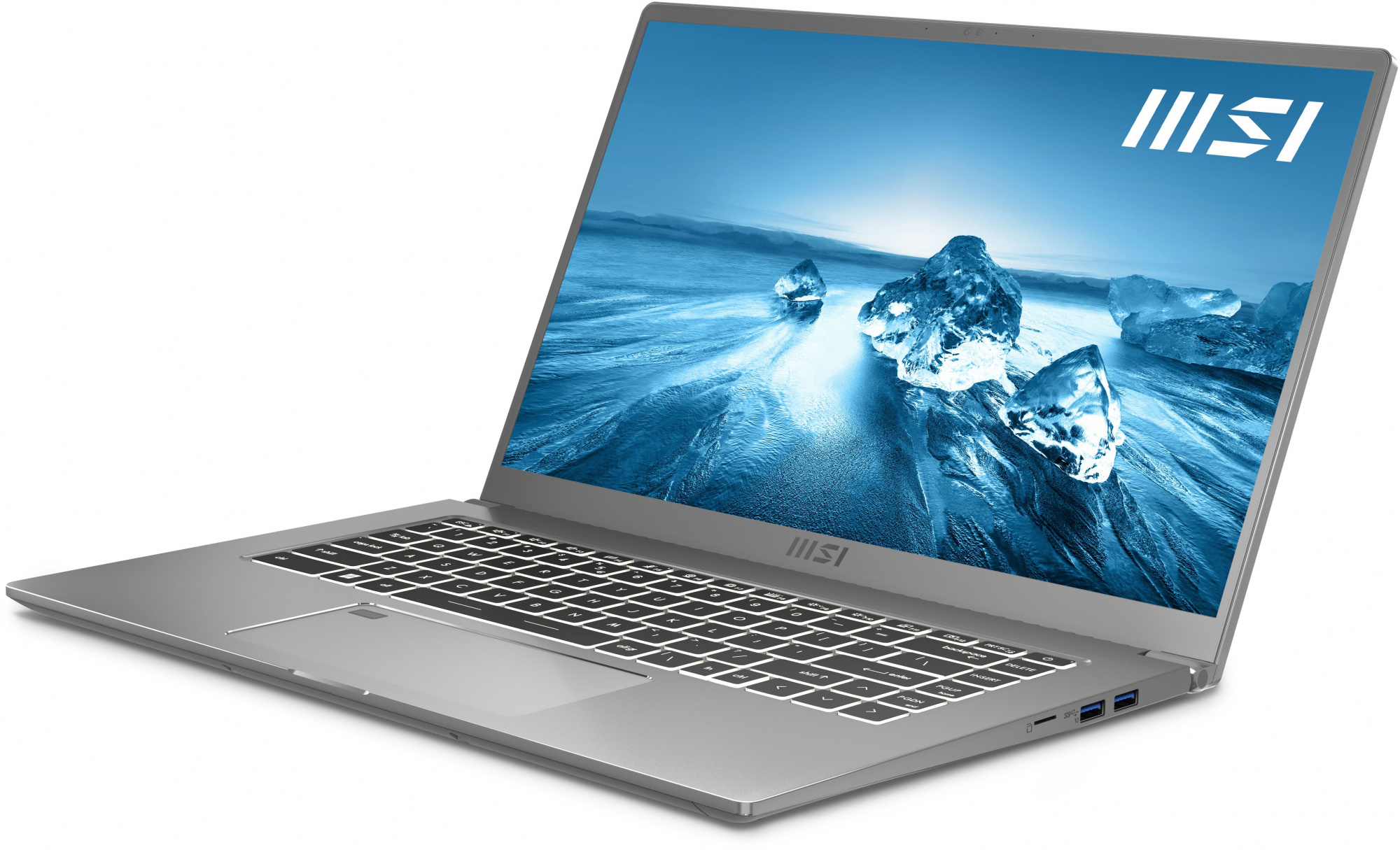 Ноутбук MSI Prestige 15 A12UC-222RU Core i5 1240P 16Gb SSD512Gb NVIDIA GeForce RTX 3050 4Gb 15.6" IPS FHD (1920x1080) Windows 11 Home silver WiFi BT Cam (9S7-16S822-222) — фото 3