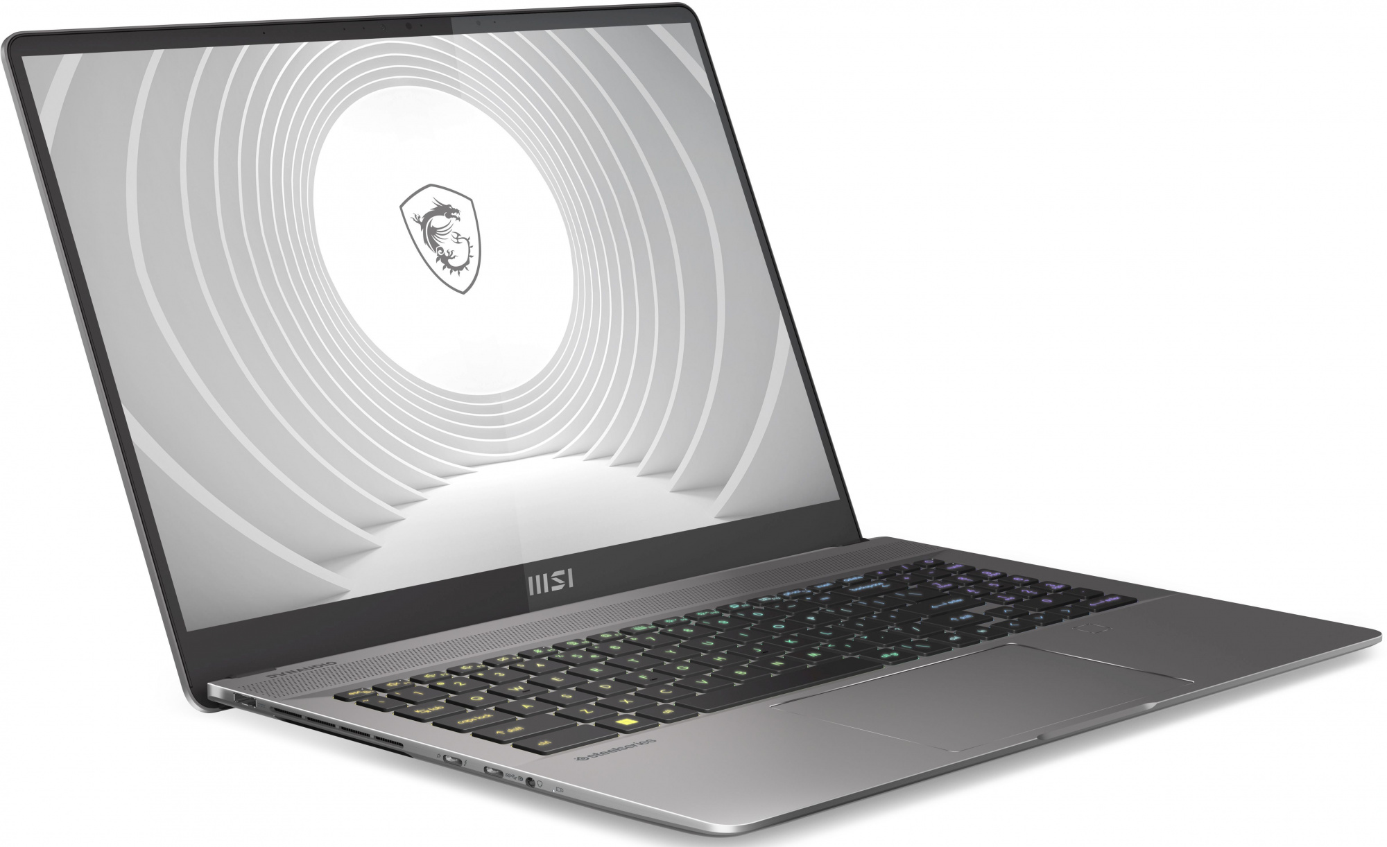 Ноутбук MSI CreatorPro Z16P B12UMST-223RU Core i9 12900H 64Gb SSD2Tb NVIDIA GeForce RTX A5500 16Gb 16" IPS Touch QHD+ (2560x1600) Windows 11 Professional grey WiFi BT Cam (9S7-15G121-223) — фото 2