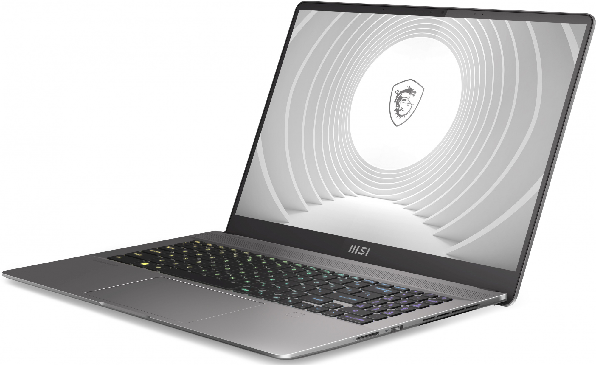 Ноутбук MSI CreatorPro Z16P B12UMST-223RU Core i9 12900H 64Gb SSD2Tb NVIDIA GeForce RTX A5500 16Gb 16" IPS Touch QHD+ (2560x1600) Windows 11 Professional grey WiFi BT Cam (9S7-15G121-223) — фото 10
