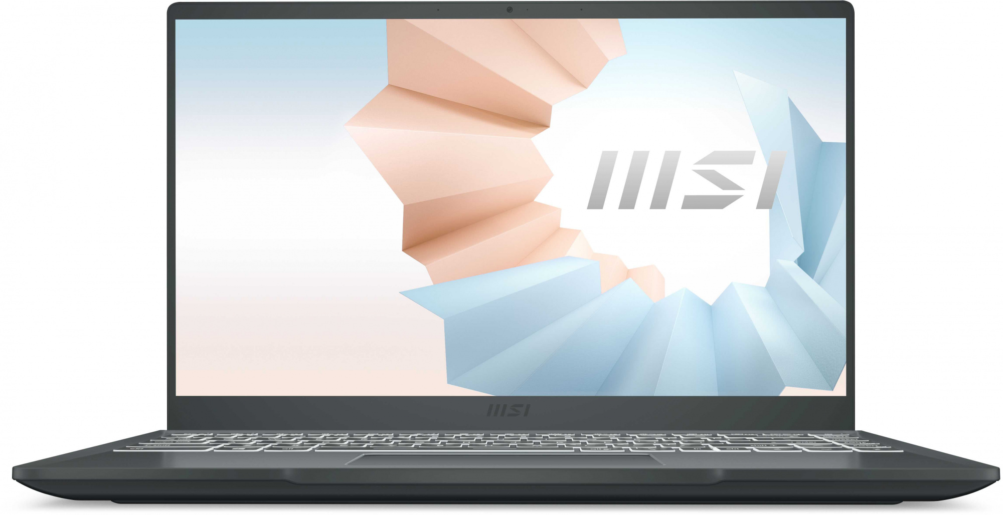 Ноутбук MSI Modern 14 B11MOU-1239RU Core i5 1155G7 8Gb SSD256Gb Intel Iris Xe graphics 14" IPS FHD (1920x1080) Windows 11 Professional dk.grey WiFi BT Cam (9S7-14D334-1239) — фото 4