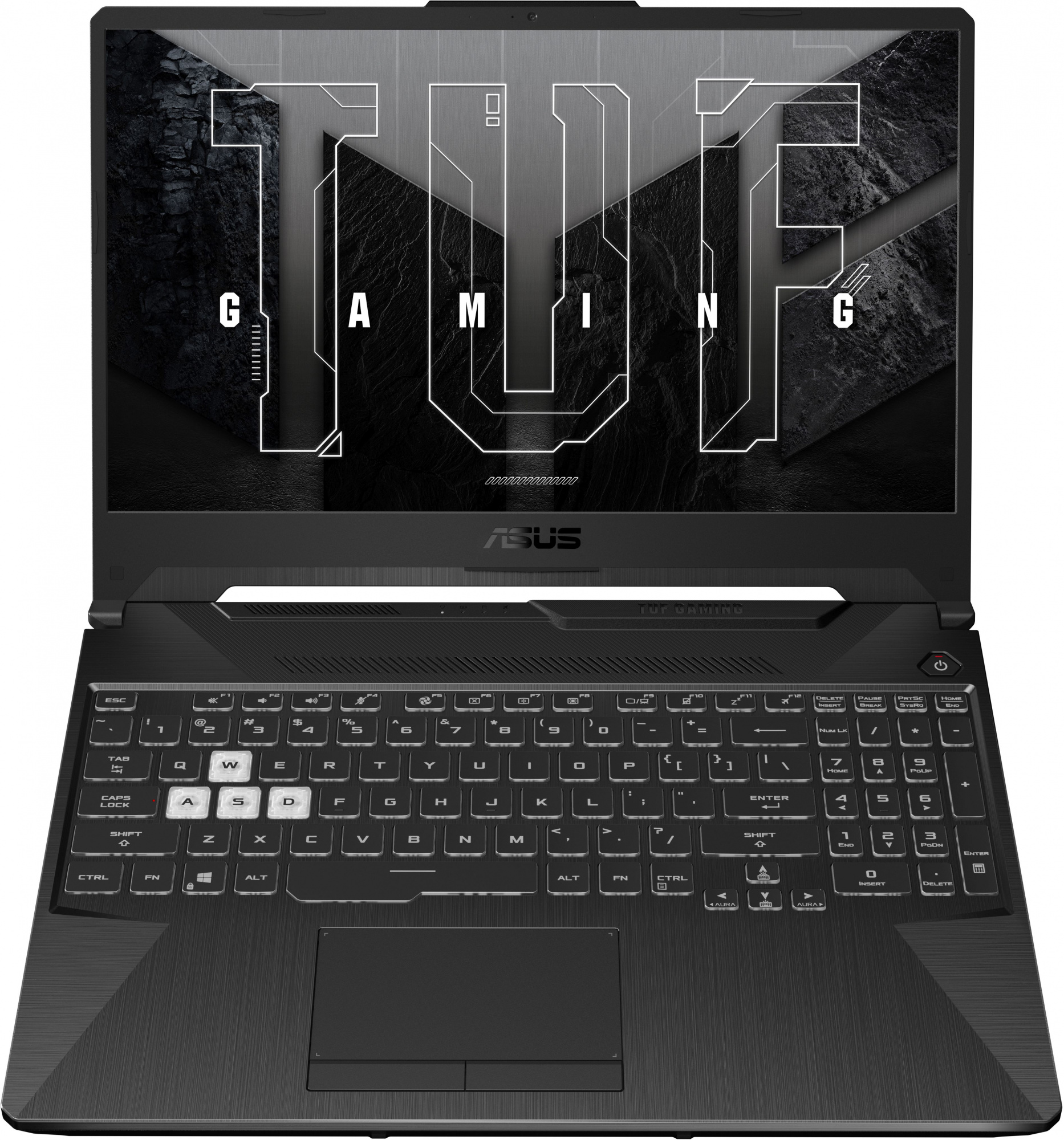 Ноутбук Asus TUF Gaming F15 FX506HC-HN011 Core i5 11400H 8Gb SSD512Gb NVIDIA GeForce RTX 3050 4Gb 15.6" IPS FHD (1920x1080) noOS black WiFi BT Cam (90NR0724-M01890) — фото 2