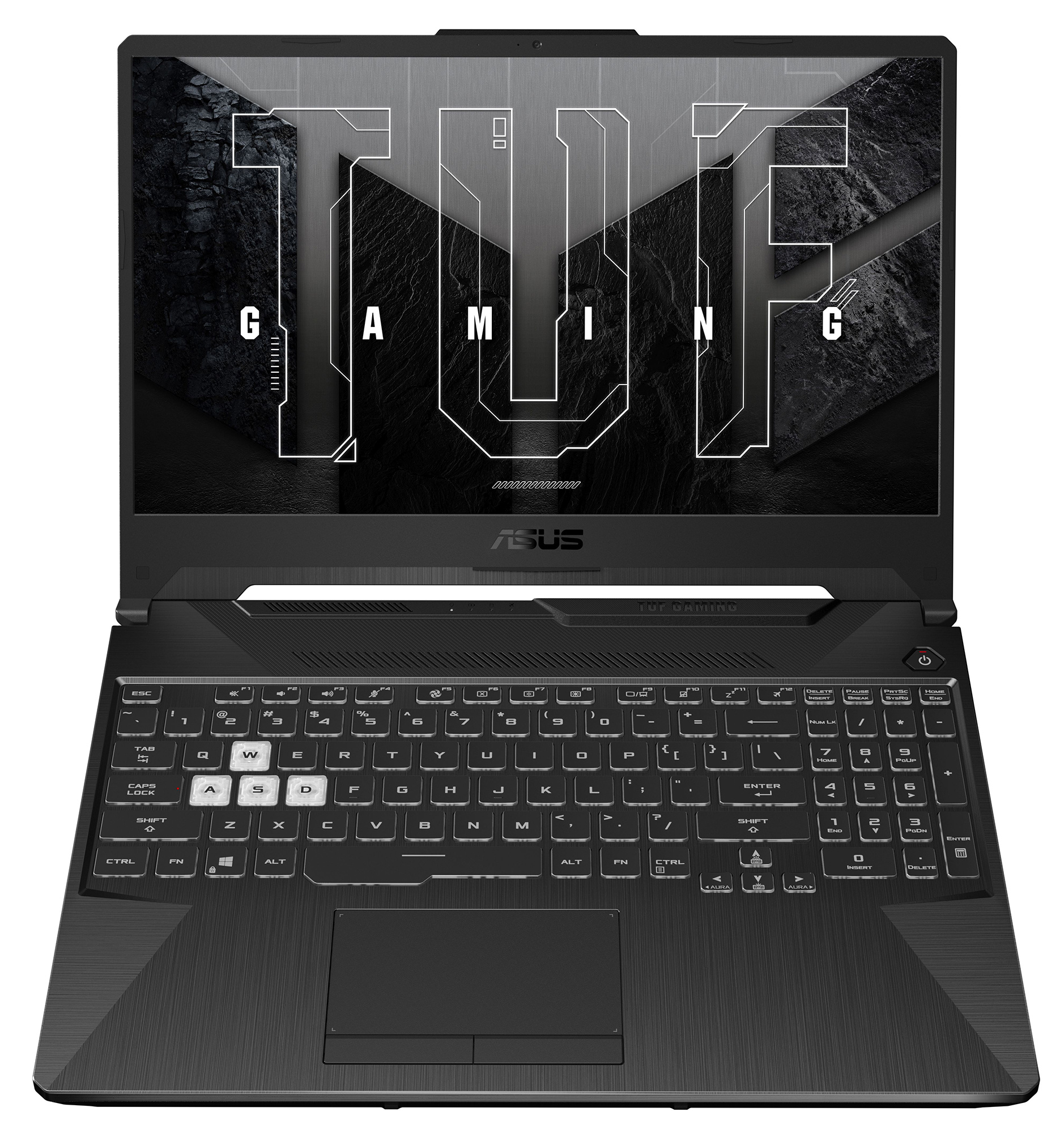 Ноутбук Asus TUF Gaming F15 FX506HC-HN004 Core i5 11400H 16Gb SSD512Gb NVIDIA GeForce RTX 3050 4Gb 15.6" IPS FHD (1920x1080) noOS black WiFi BT Cam (90NR0724-M00LS0) — фото 2