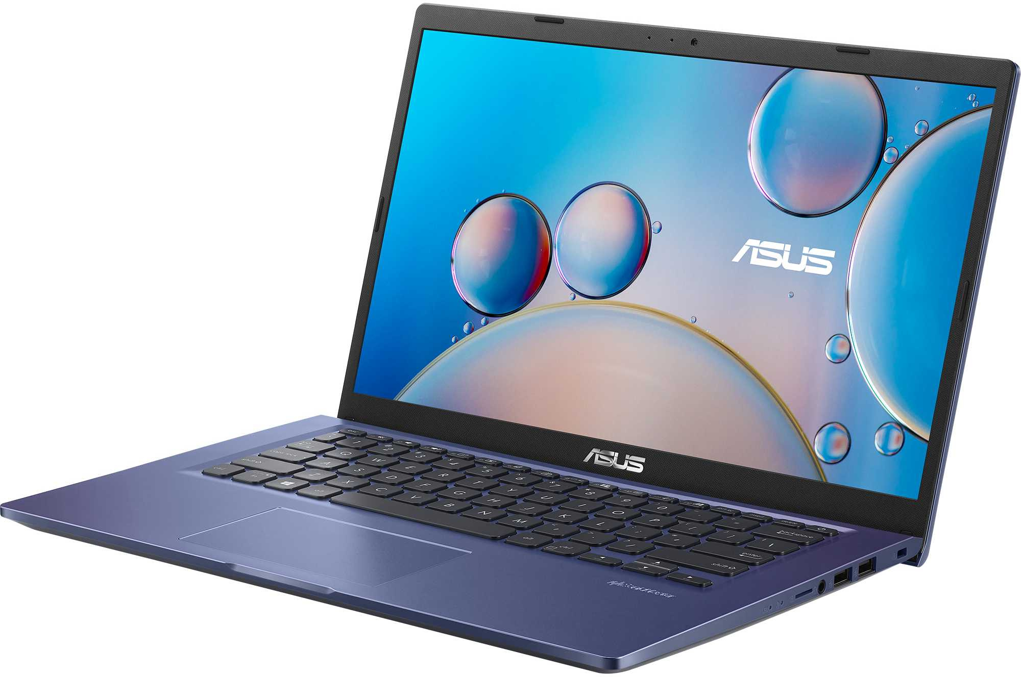 Ноутбук Asus X415JF-EK155T Pentium 6805 4Gb SSD256Gb NVIDIA GeForce Mx130 2Gb 14" TN FHD (1920x1080) Windows 10 Home blue WiFi BT Cam (90NB0SV3-M01950) — фото 4