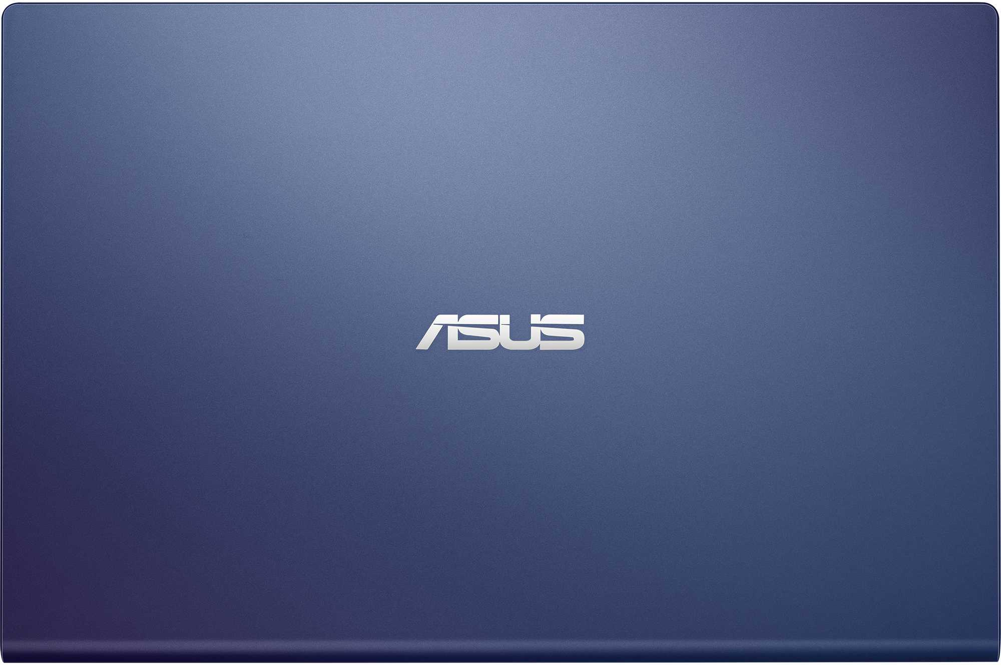 Ноутбук Asus X415JF-EK155T Pentium 6805 4Gb SSD256Gb NVIDIA GeForce Mx130 2Gb 14" TN FHD (1920x1080) Windows 10 Home blue WiFi BT Cam (90NB0SV3-M01950) — фото 9
