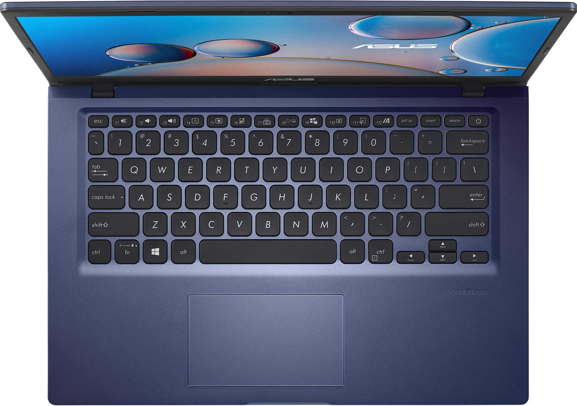 Ноутбук Asus X415JF-EK155T Pentium 6805 4Gb SSD256Gb NVIDIA GeForce Mx130 2Gb 14" TN FHD (1920x1080) Windows 10 Home blue WiFi BT Cam (90NB0SV3-M01950) — фото 12