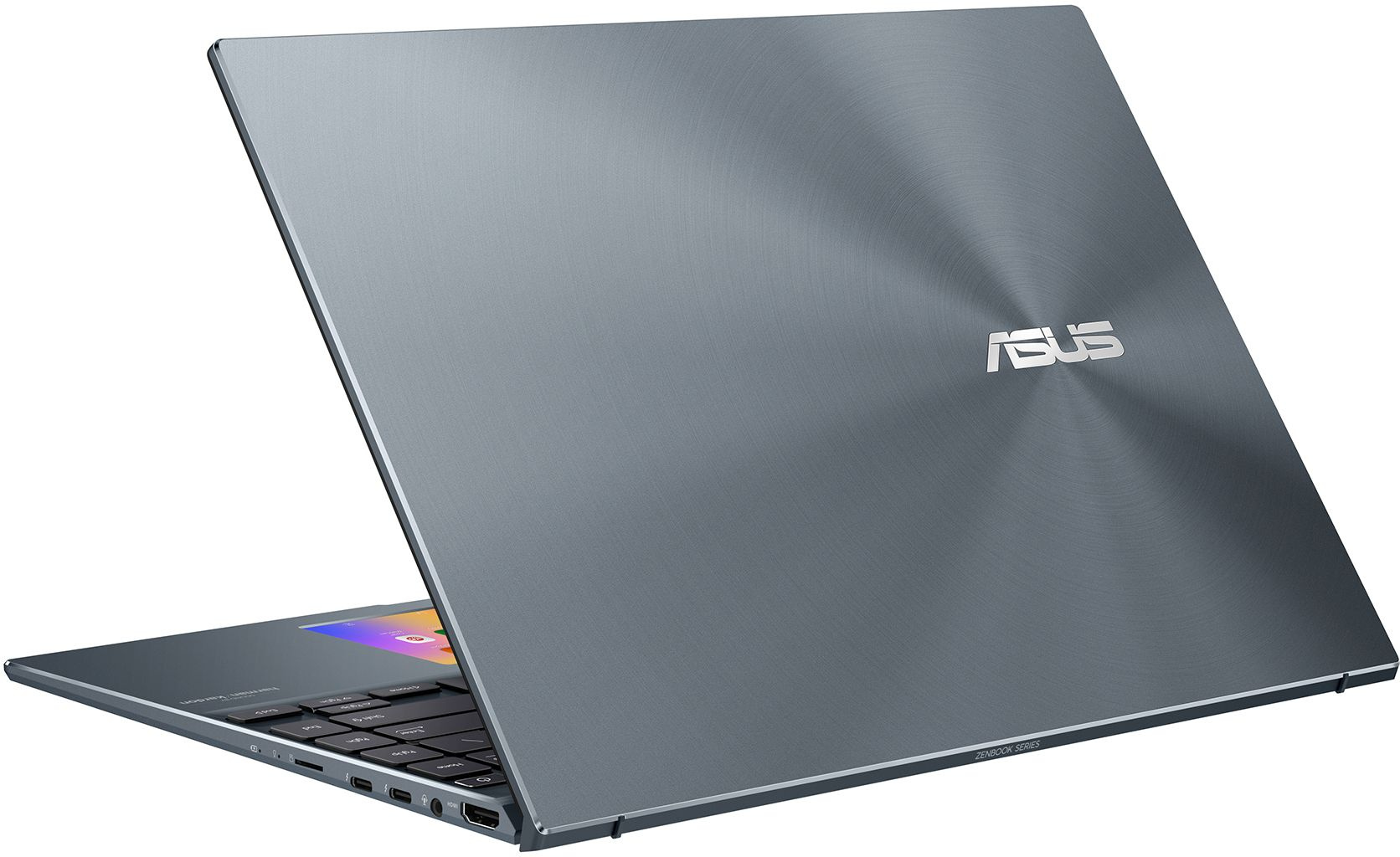 Ноутбук Asus Zenbook 14X OLED UX5400EG-KN185T Core i7 1165G7 16Gb SSD512Gb iOpt32Gb NVIDIA GeForce MX450 2Gb 14" 2.8K (2880x1800) Windows 10 Home grey WiFi BT Cam Bag (90NB0T83-M001L0) — фото 6