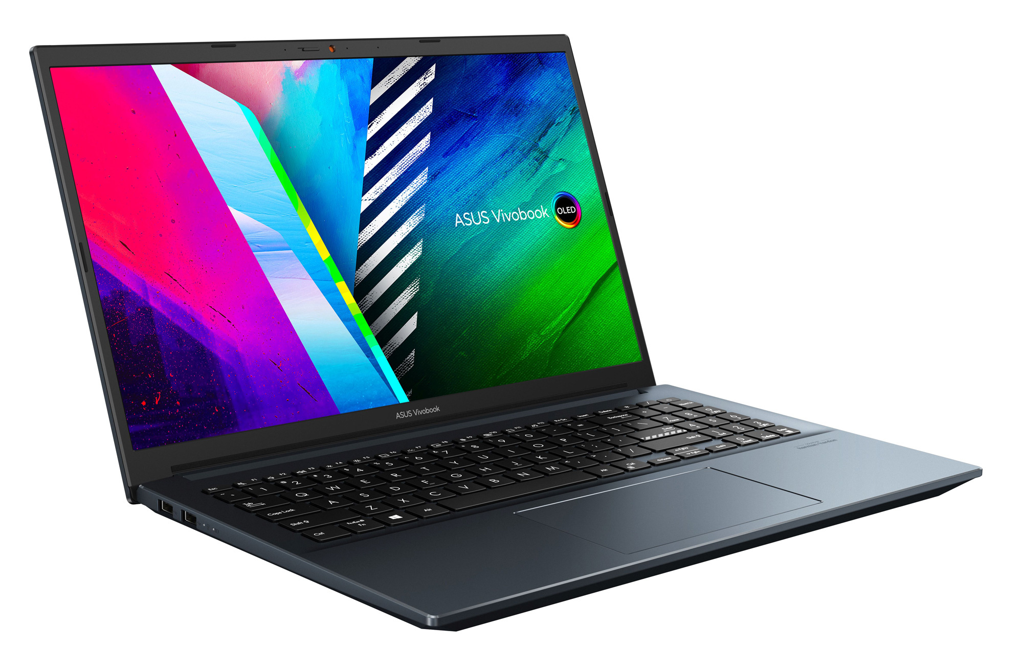 Ноутбук Asus Vivobook Pro 15 OLED K3500PA-L1091T Core i5 11300H 16Gb SSD512Gb iOpt32Gb Intel Iris Xe graphics 15.6" OLED FHD (1920x1080) Windows 10 Home blue WiFi BT Cam (90NB0UU2-M01440) — фото 3