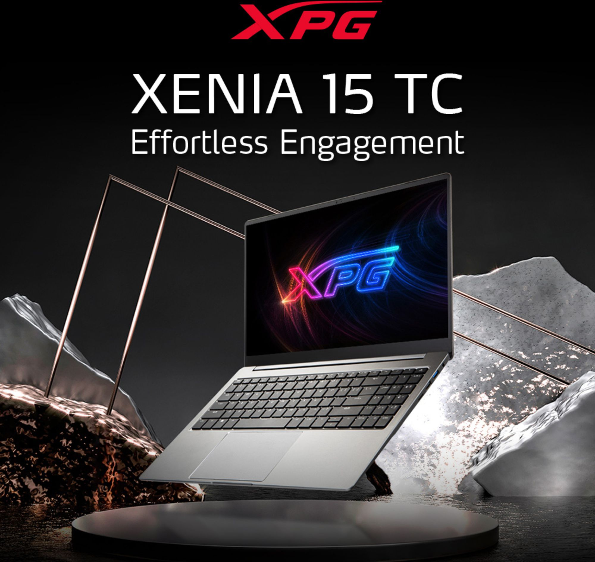 Ноутбук Adata XPG Xenia 15TC Core i5 1135G7 8Gb SSD256Gb Intel Iris Xe graphics 15.6" IPS FHD (1920x1080) Free DOS silver WiFi BT Cam (XENIATC15I5G11GXEL9-GYCRU) — фото 12