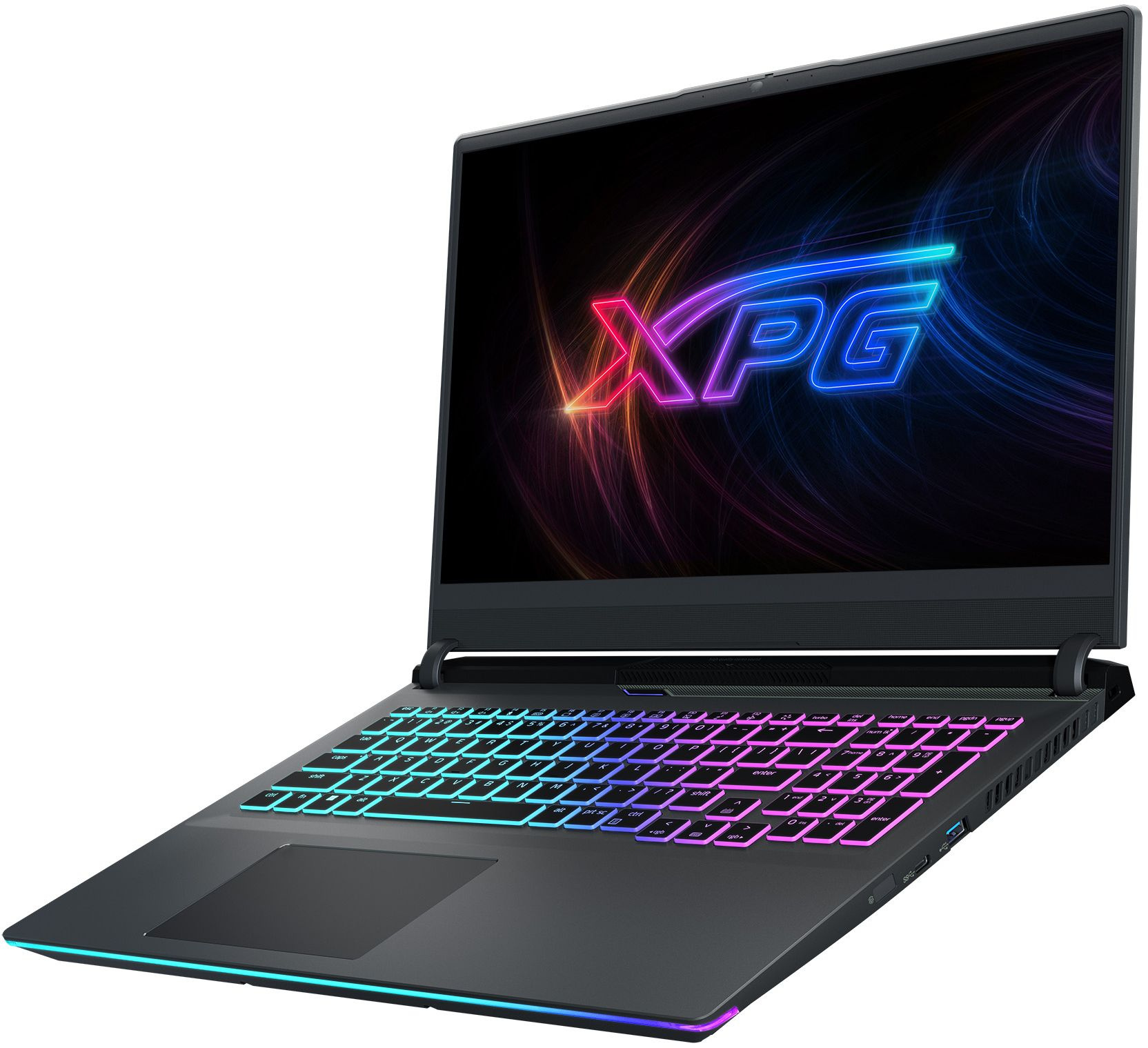 Ноутбук Adata XPG Xenia 16RX Ryzen 7 6800H 16Gb SSD1Tb AMD Radeon RX6650XT 8Gb 16.1" IPS FHD (1920x1080) Free DOS black WiFi BT Cam (XENIARX16R7G3H6650XTL9-BKCRU) — фото 2