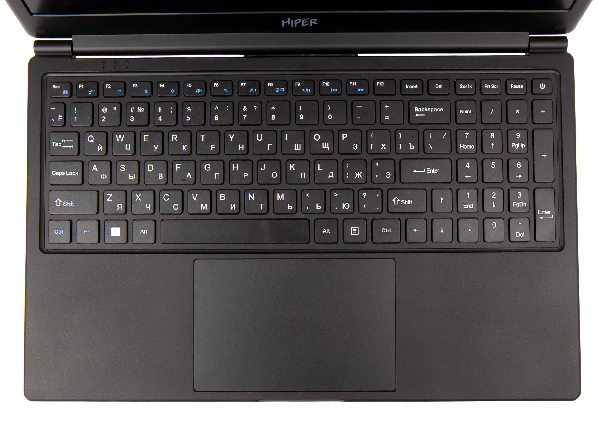 Ноутбук Hiper Workbook A1568K Core i5 1035G1 8Gb SSD512Gb Intel UHD Graphics 15.6" IPS FHD (1920x1080) Windows 10 Professional black WiFi BT Cam 3000mAh (A1568K1035W1) — фото 2