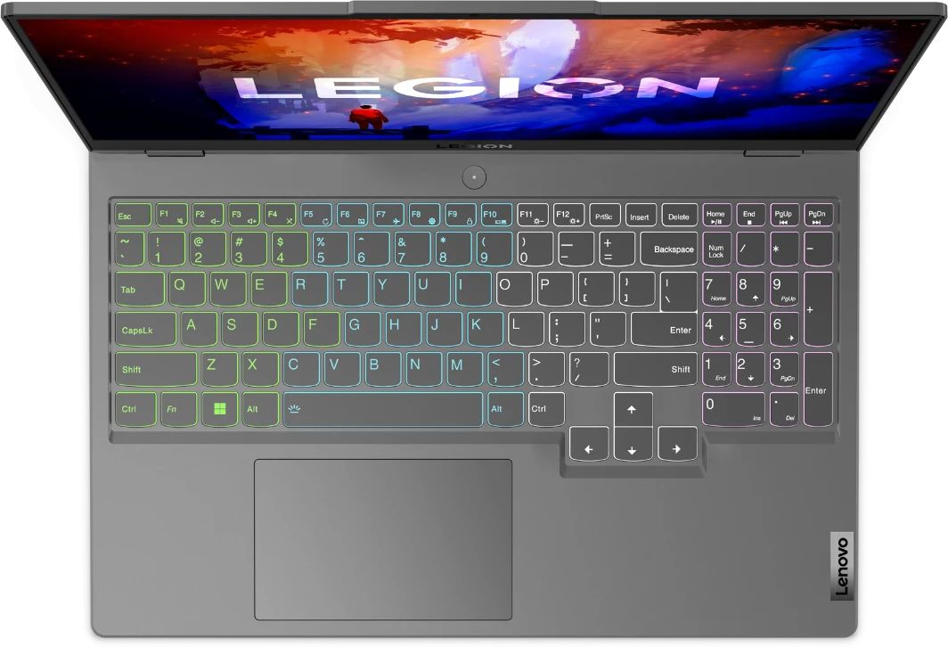 Ноутбук Lenovo Legion 5 15ARH7H Ryzen 7 6800H 16Gb SSD512Gb NVIDIA GeForce RTX 3060 6Gb 15.6" IPS WQHD (2560x1440) noOS grey WiFi BT Cam (82RD0091RK) — фото 4