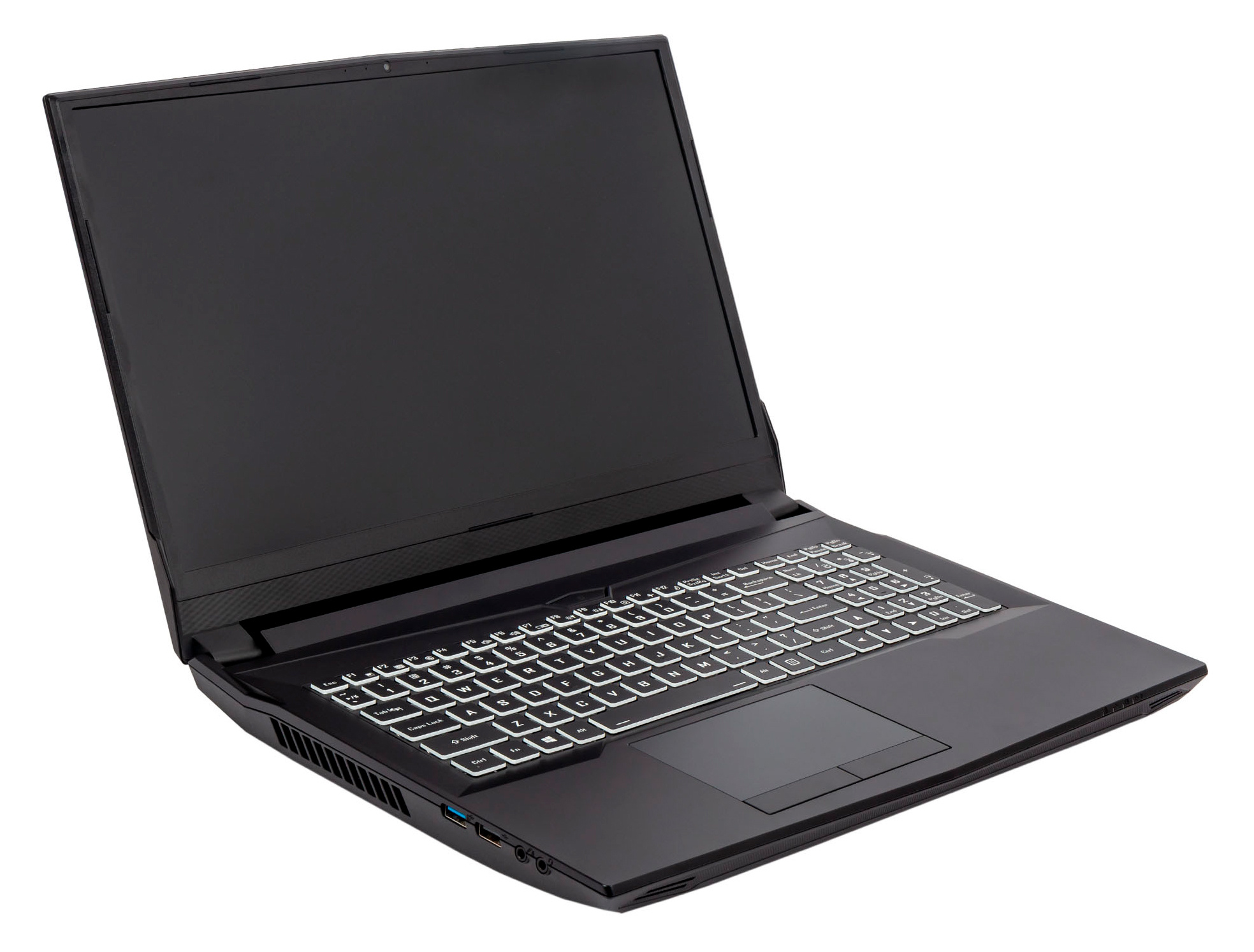 Ноутбук Hiper G16 Core i7 11700 16Gb SSD512Gb NVIDIA GeForce RTX 3070 8Gb 16.1" IPS FHD (1920x1080) noOS black WiFi BT Cam 5040mAh (G16RTX3070A11700LX) — фото 3
