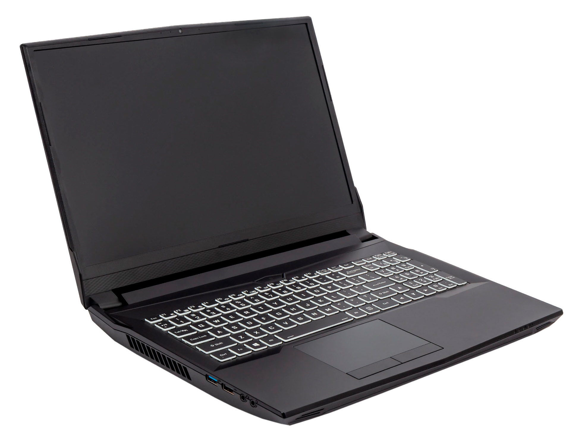 Ноутбук Hiper G16 Core i7 11700 16Gb SSD512Gb NVIDIA GeForce RTX 3070 8Gb 16.1" IPS FHD (1920x1080) Windows 11 Professional black WiFi BT Cam 5040mAh (G16RTX3070A11700W11) — фото 3