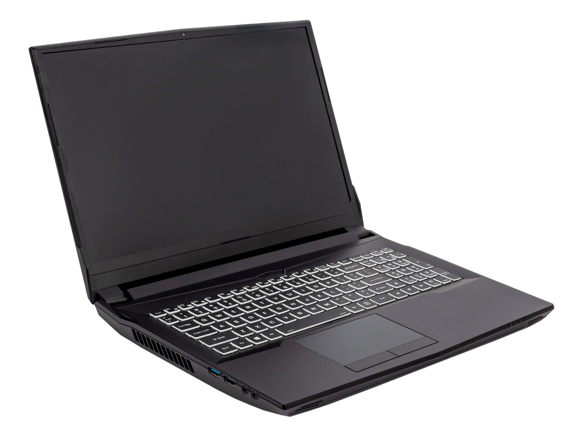Ноутбук Hiper G16 Core i7 11700 16Gb SSD1Tb NVIDIA GeForce RTX 3070 8Gb 16.1" IPS FHD (1920x1080) Windows 11 Professional black WiFi BT Cam 5040mAh (G16RTX3070B11700W11) — фото 3