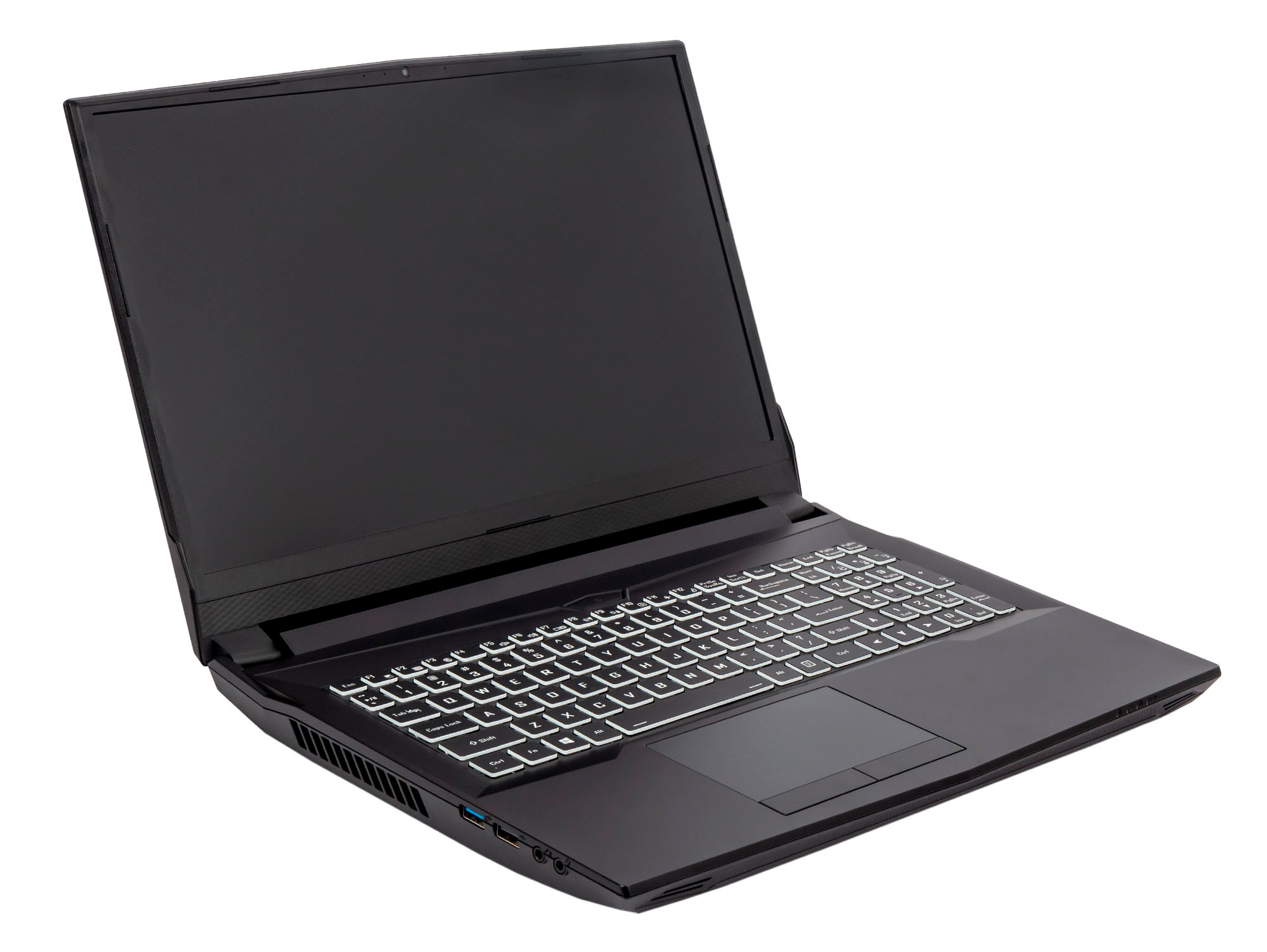 Ноутбук Hiper G16 Core i5 10400 16Gb SSD512Gb NVIDIA GeForce RTX 3070 8Gb 16.1" IPS FHD (1920x1080) noOS black WiFi BT Cam 5040mAh (G16RTX3070A10400LX) — фото 3