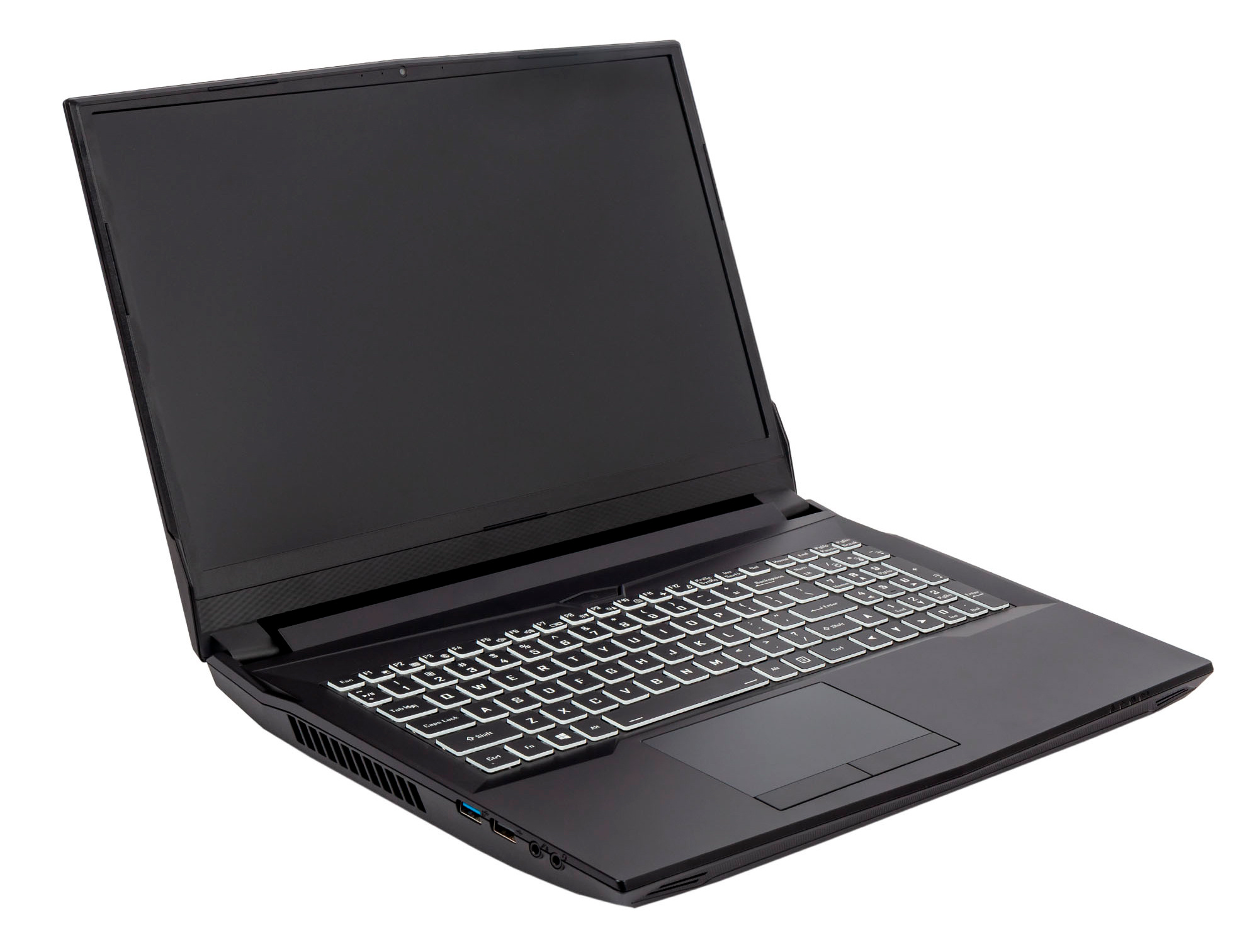Ноутбук Hiper G16 Core i5 10400 16Gb SSD1Tb NVIDIA GeForce RTX 3070 8Gb 16.1" IPS FHD (1920x1080) Windows 11 Professional black WiFi BT Cam 5040mAh (G16RTX3070B10400W11) — фото 3