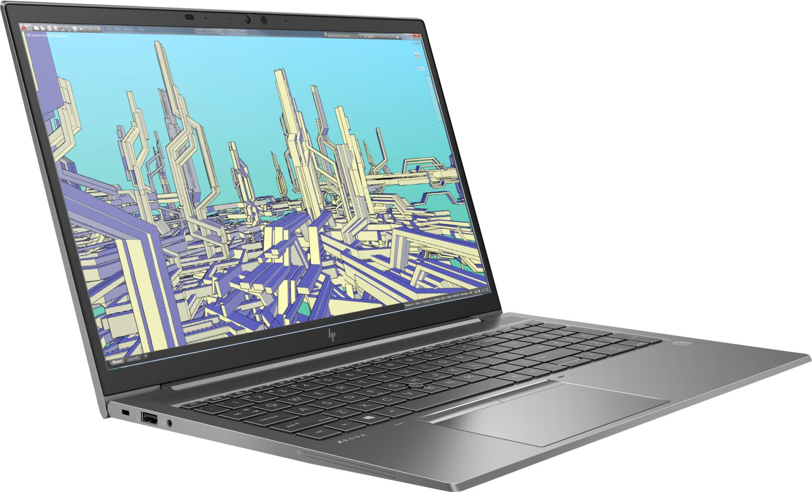 Ноутбук HP ZBook Firefly 15 G8 Core i7 1165G7 16Gb SSD512Gb Intel Iris Xe graphics 15.6" FHD (1920x1080) Free DOS grey WiFi BT Cam (1G3U7AVA) — фото 13