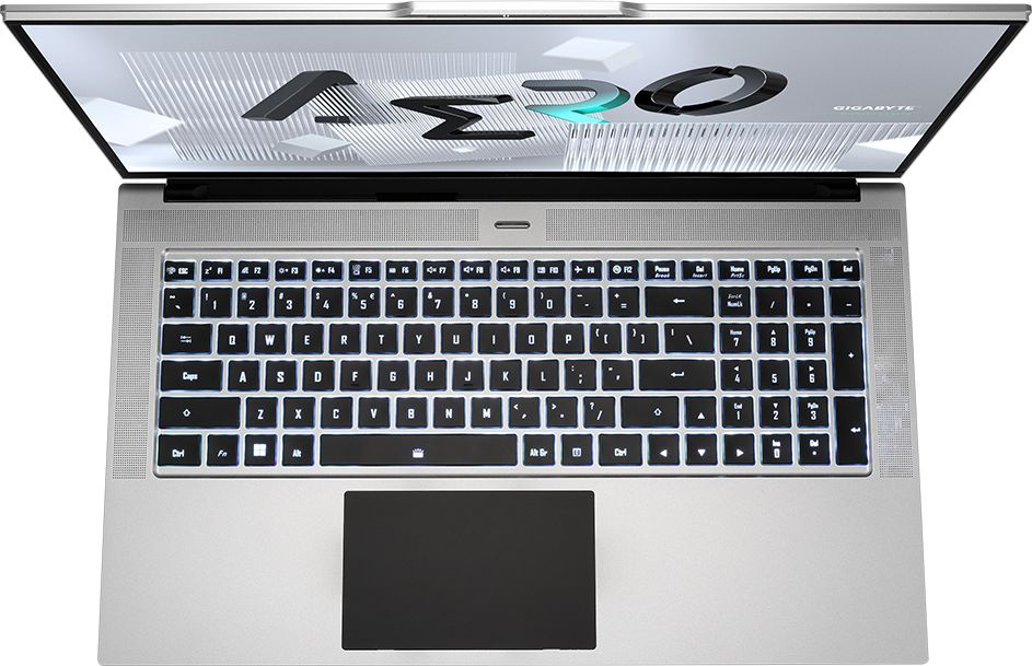 Ноутбук Gigabyte Aero 17 Core i7 12700H 16Gb SSD2Tb NVIDIA GeForce RTX3070Ti 8Gb 17.3" IPS UHD (3840x2160) Windows 11 Professional silver WiFi BT Cam (XE5-73RU738HP) — фото 2