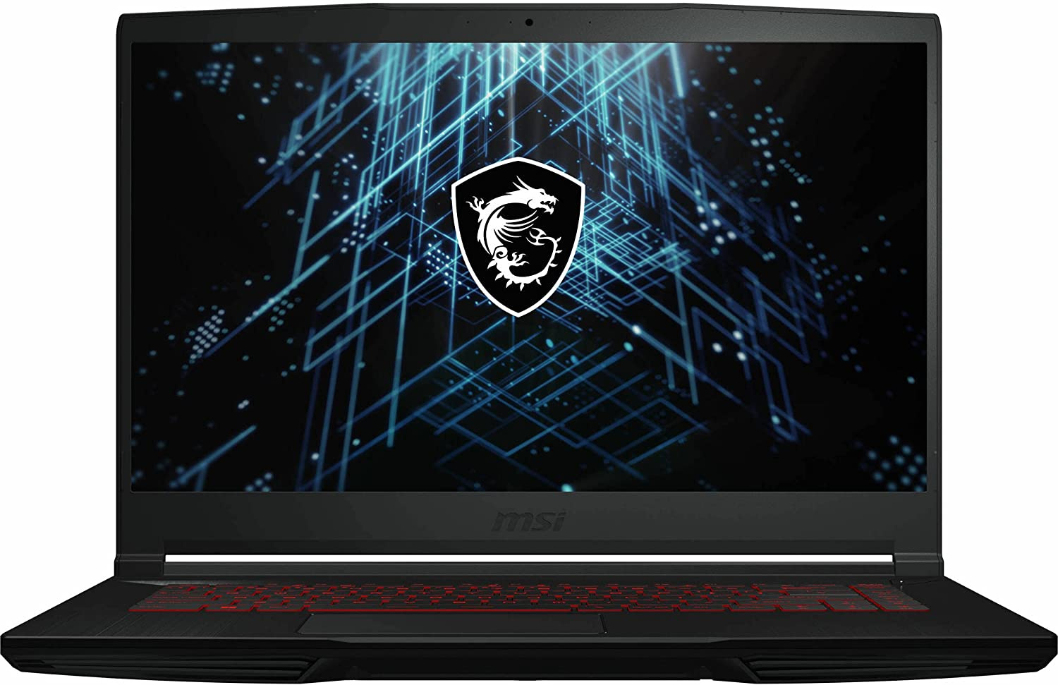 Ноутбук MSI GF63 12HW-005XRU Core i5 12500H 16Gb SSD512Gb Intel Arc A370M 4Gb 15.6" IPS FHD (1920x1080) Free DOS black WiFi BT Cam (9S7-16R712-005)