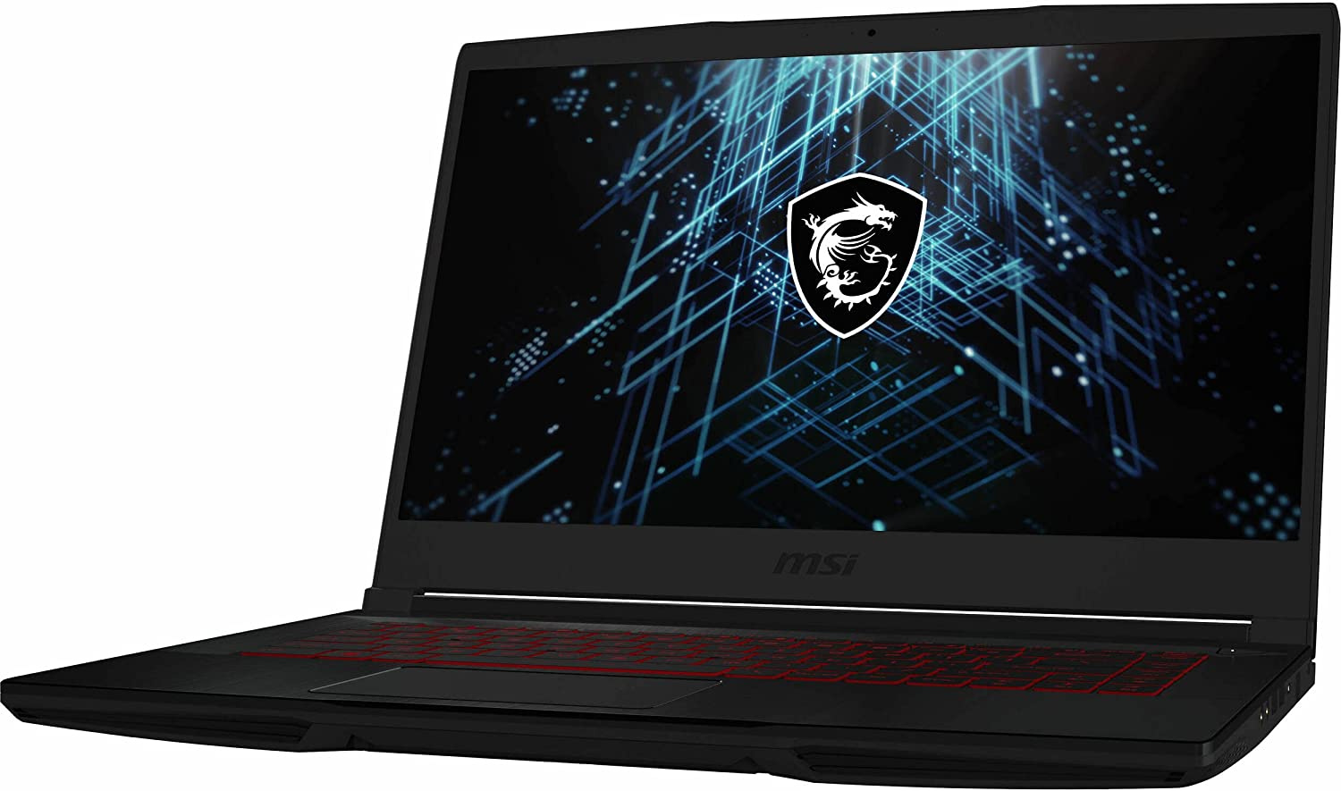 Ноутбук MSI GF63 12HW-005XRU Core i5 12500H 16Gb SSD512Gb Intel Arc A370M 4Gb 15.6" IPS FHD (1920x1080) Free DOS black WiFi BT Cam (9S7-16R712-005) — фото 2