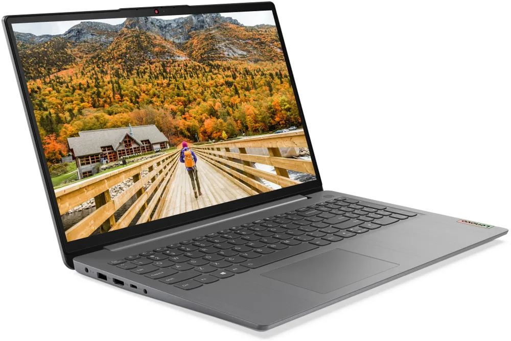 Ноутбук Lenovo IdeaPad 3 15ITL6 Core i7 1165G7 8Gb SSD512Gb NVIDIA GeForce MX450 2Gb 15.6" TN FHD (1920x1080) noOS grey WiFi BT Cam (82H80249RK) — фото 3