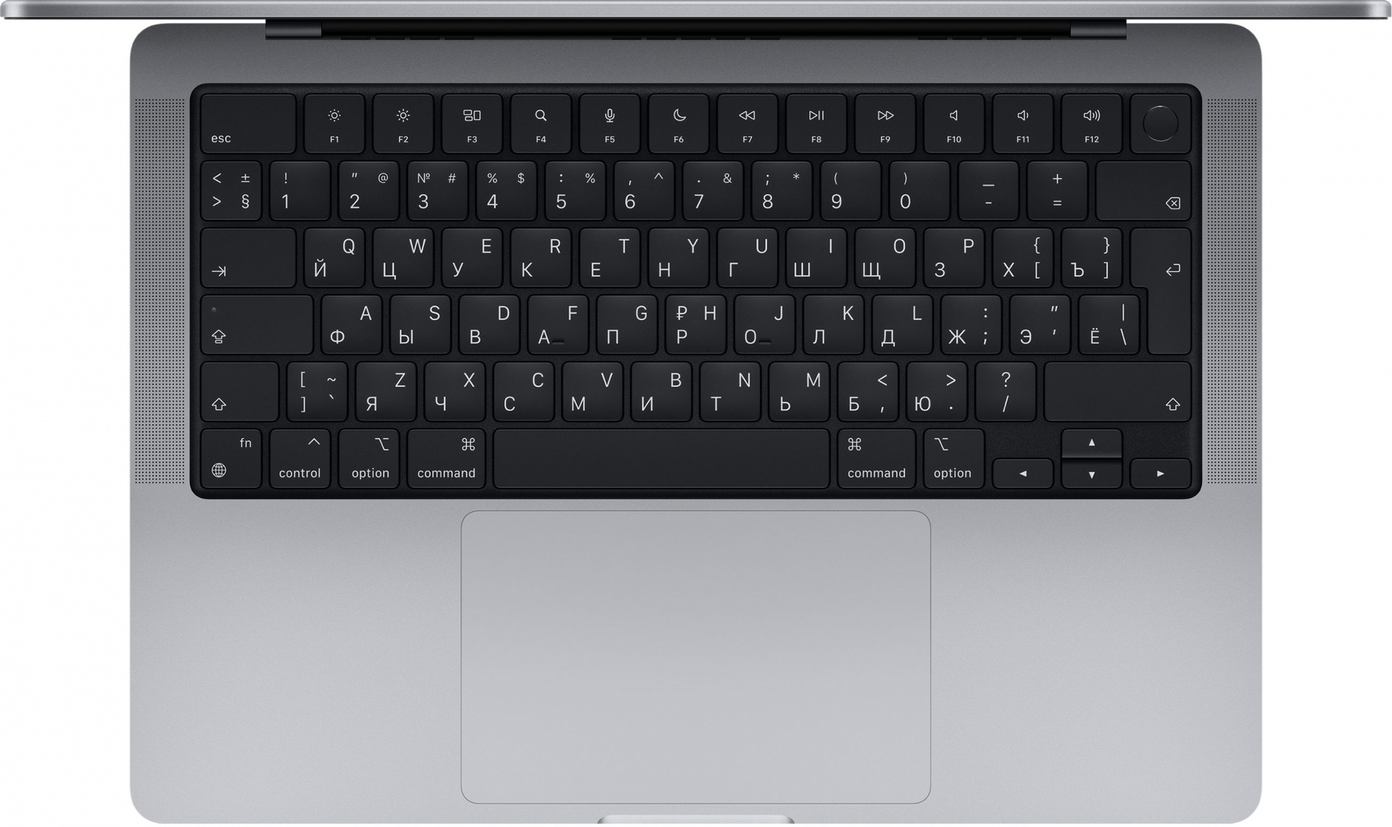 Ноутбук Apple MacBook Pro A2442 M1 Pro 8 core 32Gb SSD512Gb/14 core GPU 14.2" (3024x1964) Mac OS grey space WiFi BT Cam (Z15G000PF) — фото 2