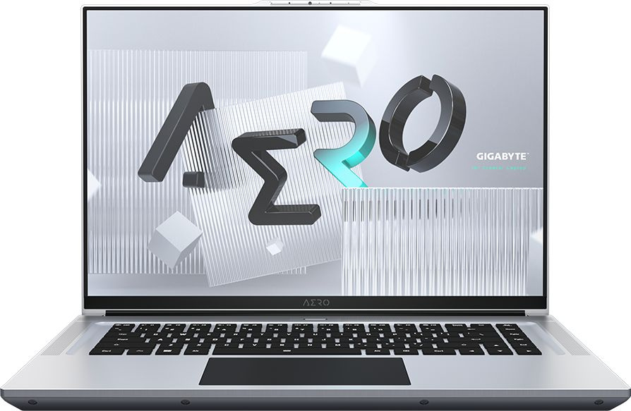Ноутбук Gigabyte Aero 16 Core i7 12700H 32Gb SSD1Tb NVIDIA GeForce RTX3070Ti 8Gb 16" AMOLED UHD+ (3840x2160) Windows 11 Professional grey WiFi BT Cam (XE5-73RU944HP)