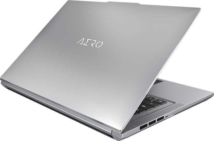 Ноутбук Gigabyte Aero 16 Core i7 12700H 32Gb SSD1Tb NVIDIA GeForce RTX3070Ti 8Gb 16" AMOLED UHD+ (3840x2160) Windows 11 Professional grey WiFi BT Cam (XE5-73RU944HP) — фото 6
