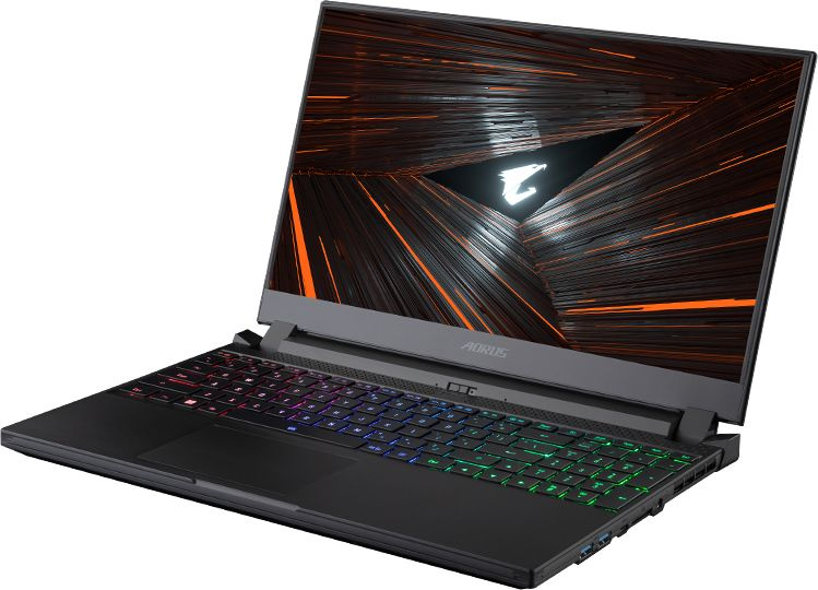 Ноутбук Gigabyte Aorus 5 Core i7 12700H 16Gb SSD1Tb NVIDIA GeForce RTX 3070 8Gb 15.6" IPS FHD (1920x1080) Windows 11 Home black WiFi BT Cam (SE4-73RU314UH) — фото 3